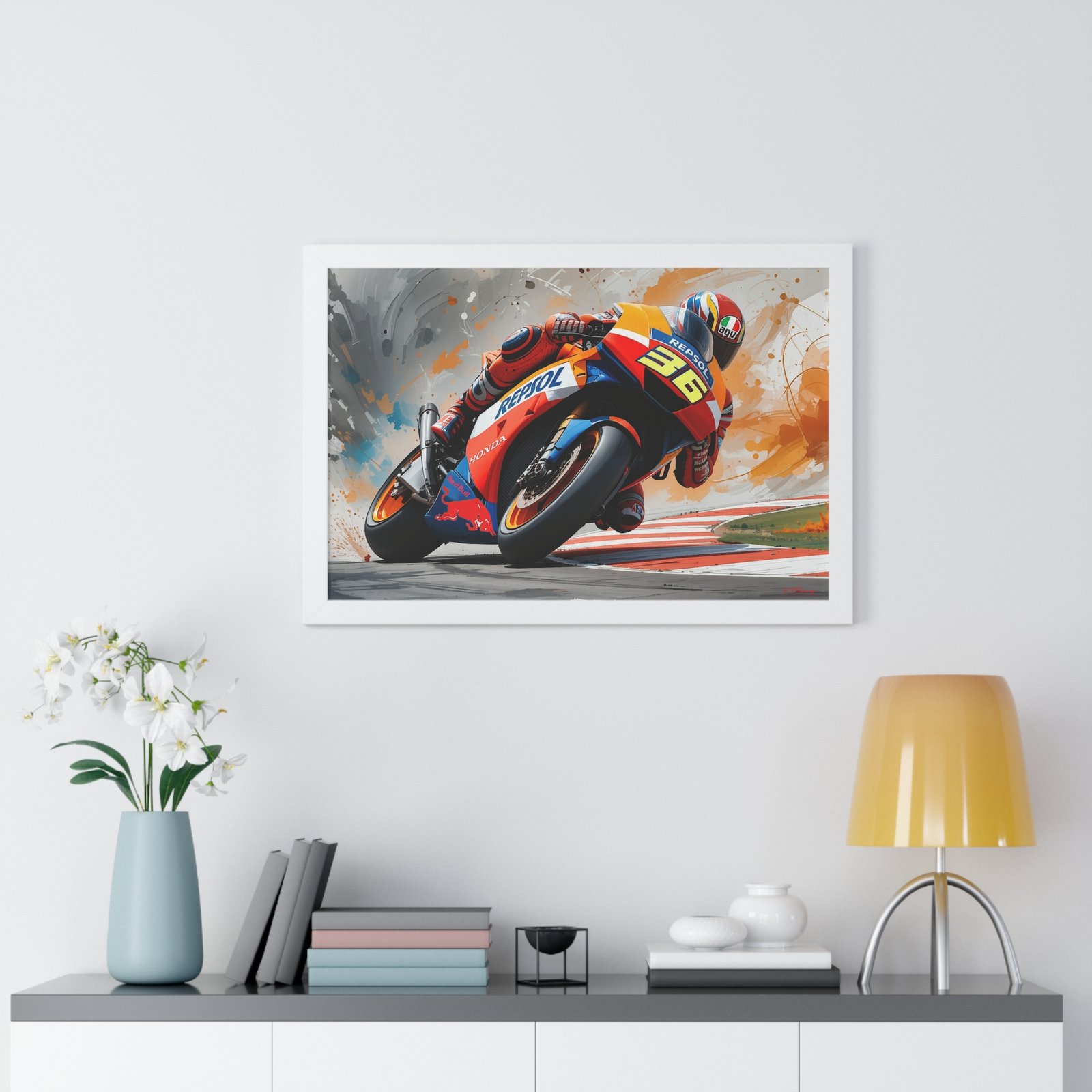 Limited Edition Joan Mir MotoGP Champion Wall Art Framed Print | 2020 MotoGP World Champion Collector’s Artwork - Image 17