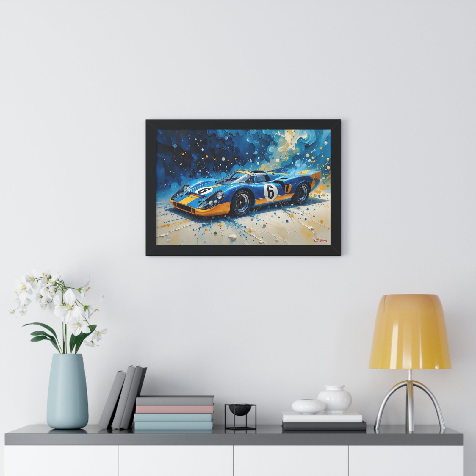 Limited Edition Porsche Le Mans Racing Car Wall Art Framed Print | Collector’s Motorsport Artwork - Image 5