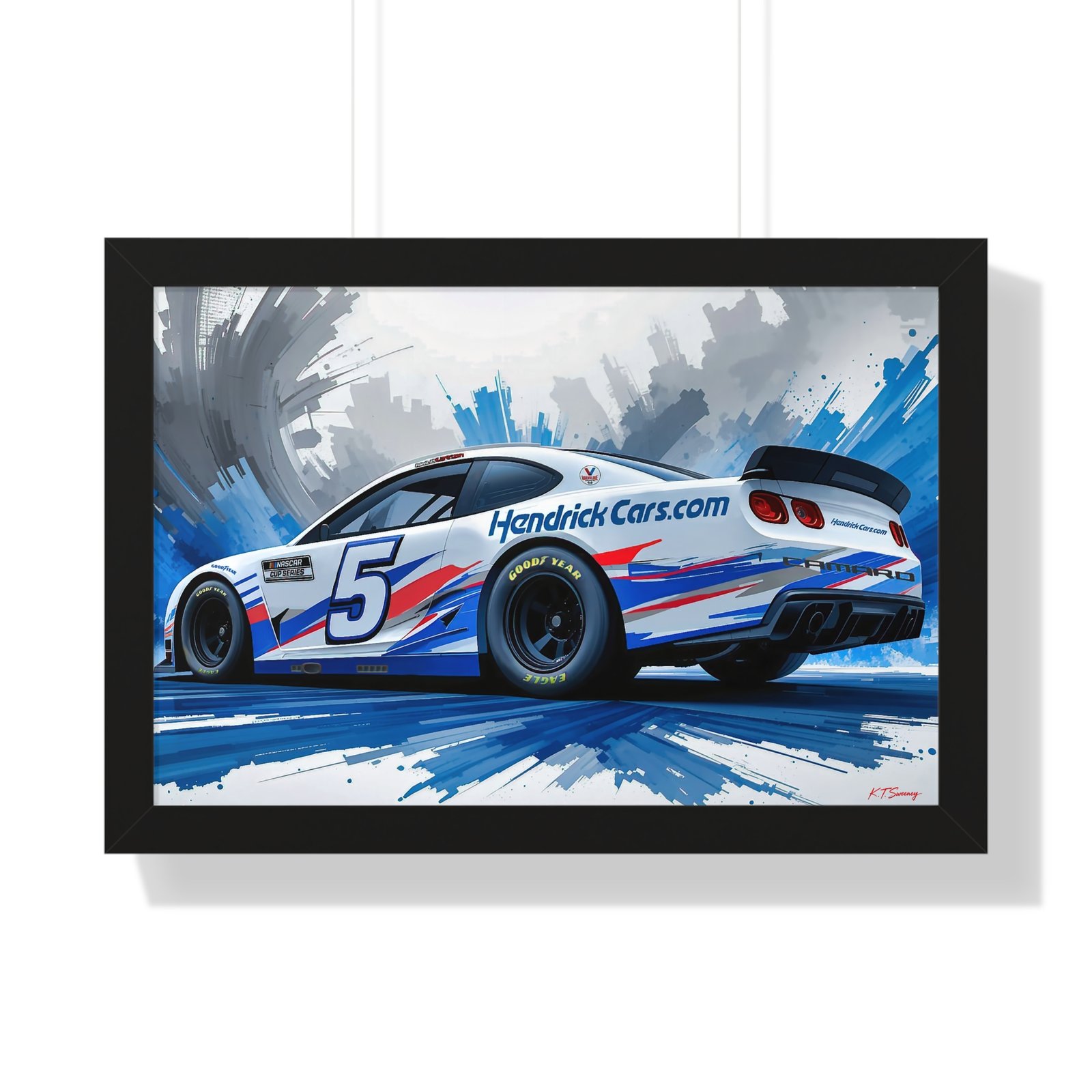 Kyle Larson NASCAR #5 Original Style Design | Studio Edition Collector’s Racing Artwork - Image 4