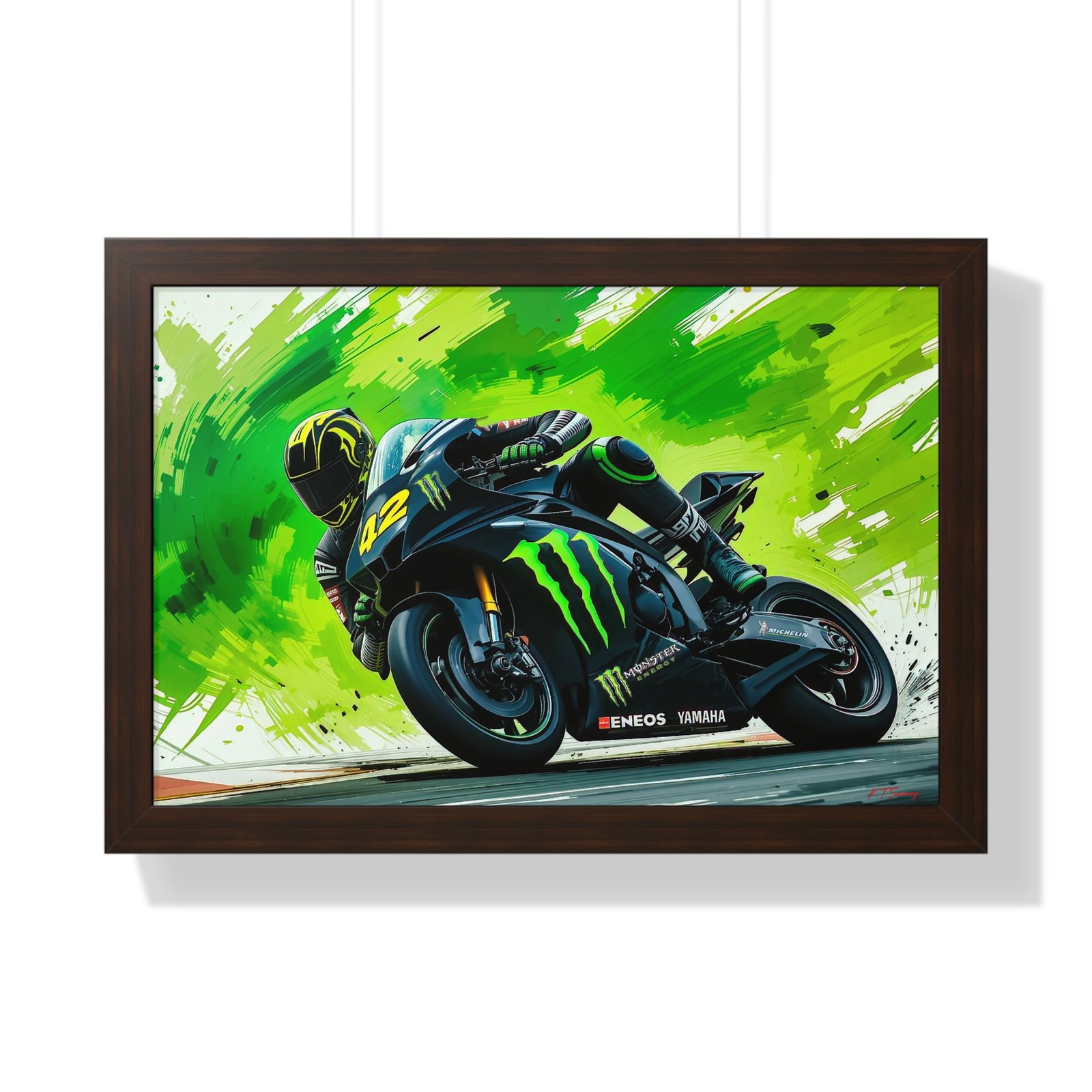Limited Edition Alex Rins MotoGP Wall Art Framed Print | Collector’s Racing Artwork - Image 13