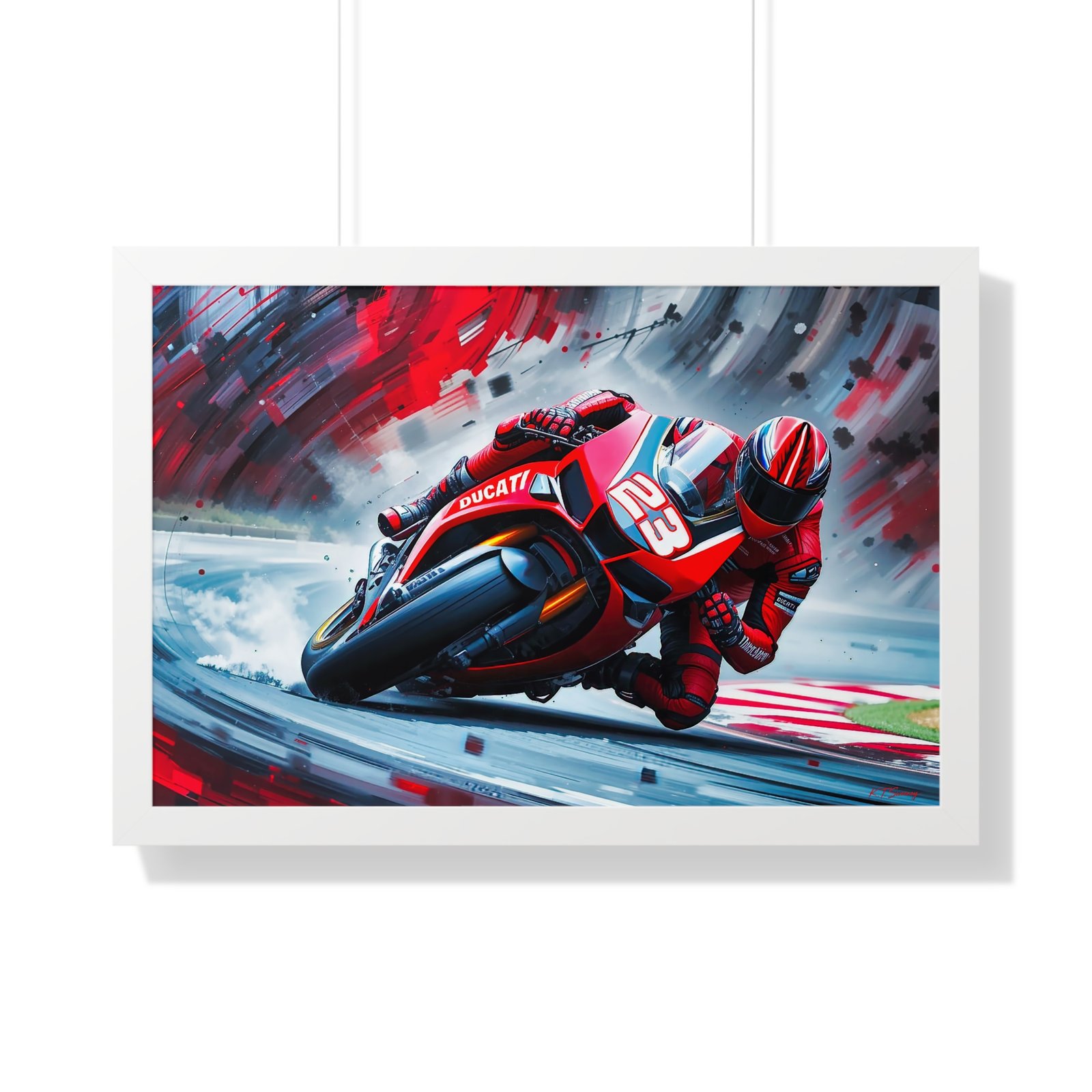 Limited Edition Enea Bastianini MotoGP Wall Art Framed Print | Collector’s Motorcycle Racing Artwork - Image 16