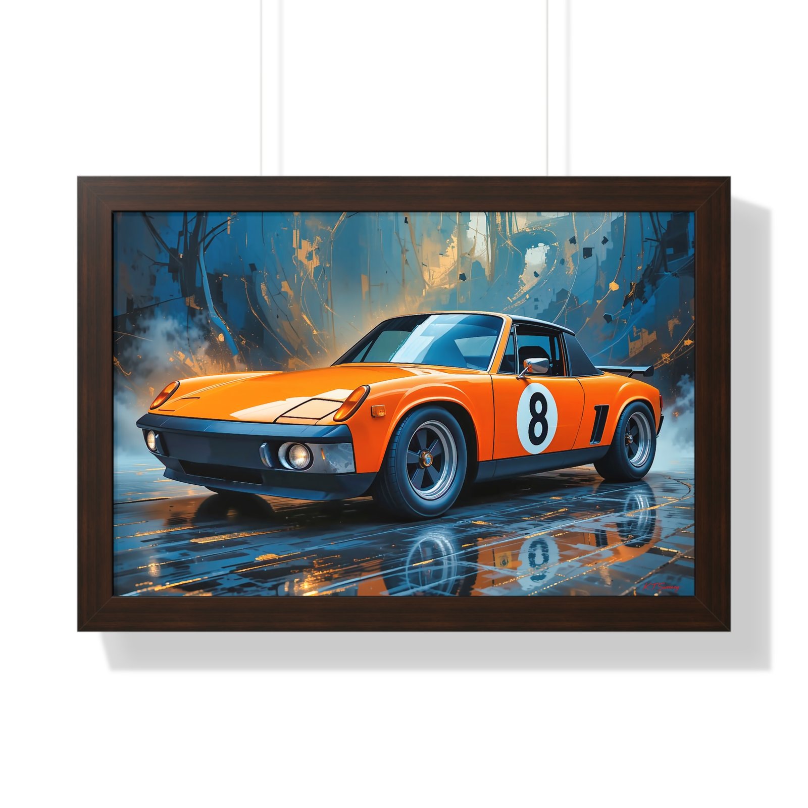 Porsche 914 Classic Racing Car | Studio Edition Collector’s Artwork - Image 13
