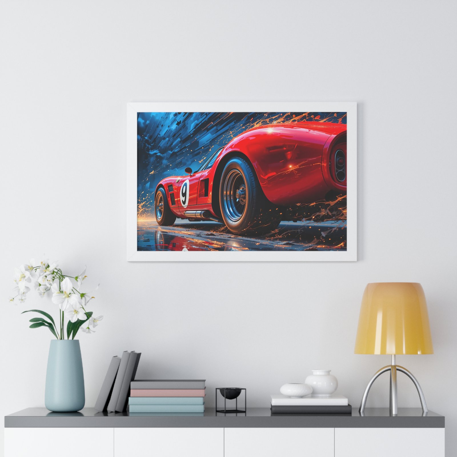 Exclusive Edition Vintage Red Maserati Inspired Wall Art Framed Print | Collector’s Motorsport Artwork - Image 26