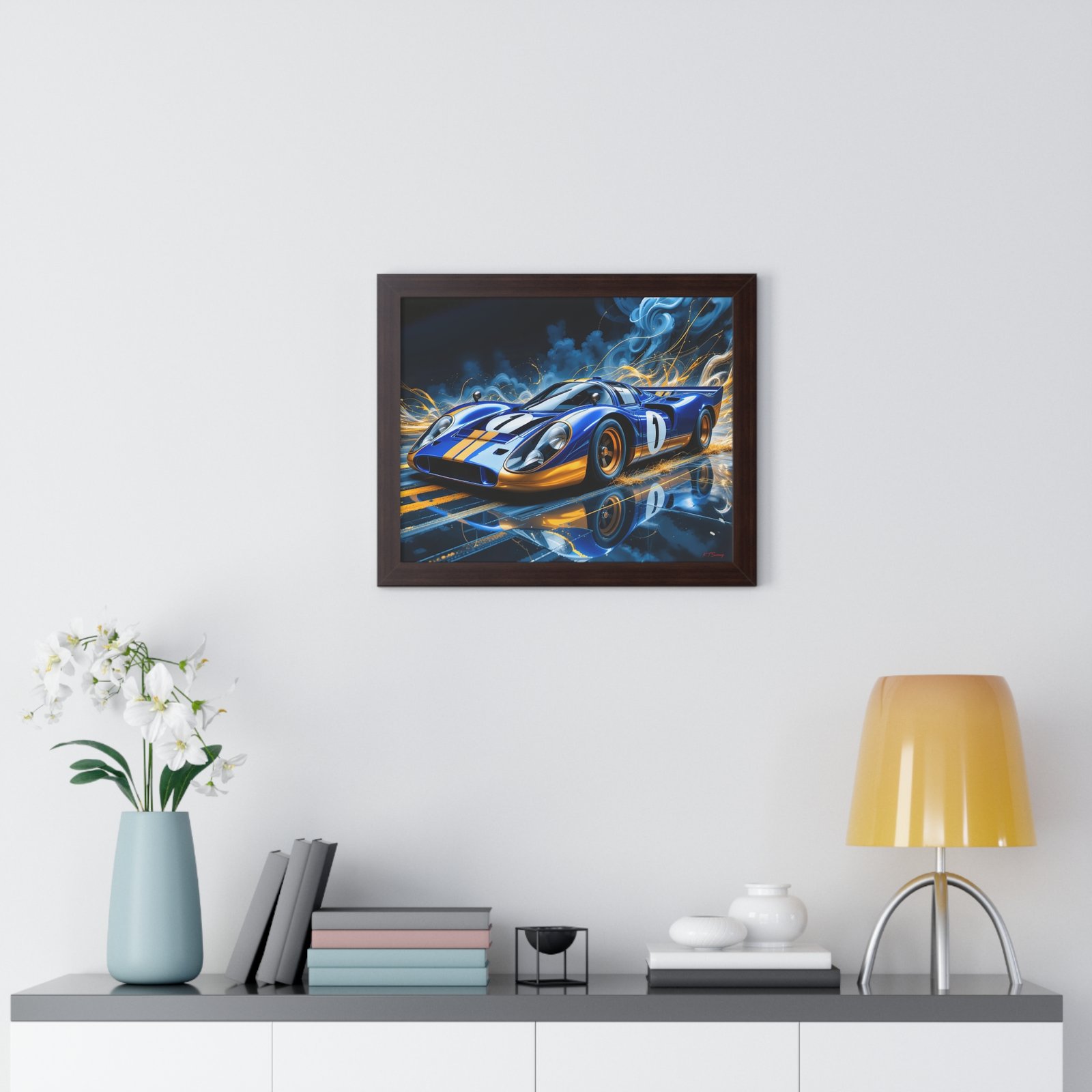 Limited Edition Porsche Le Mans Racing Car | Original Collector's Artwork - Image 11