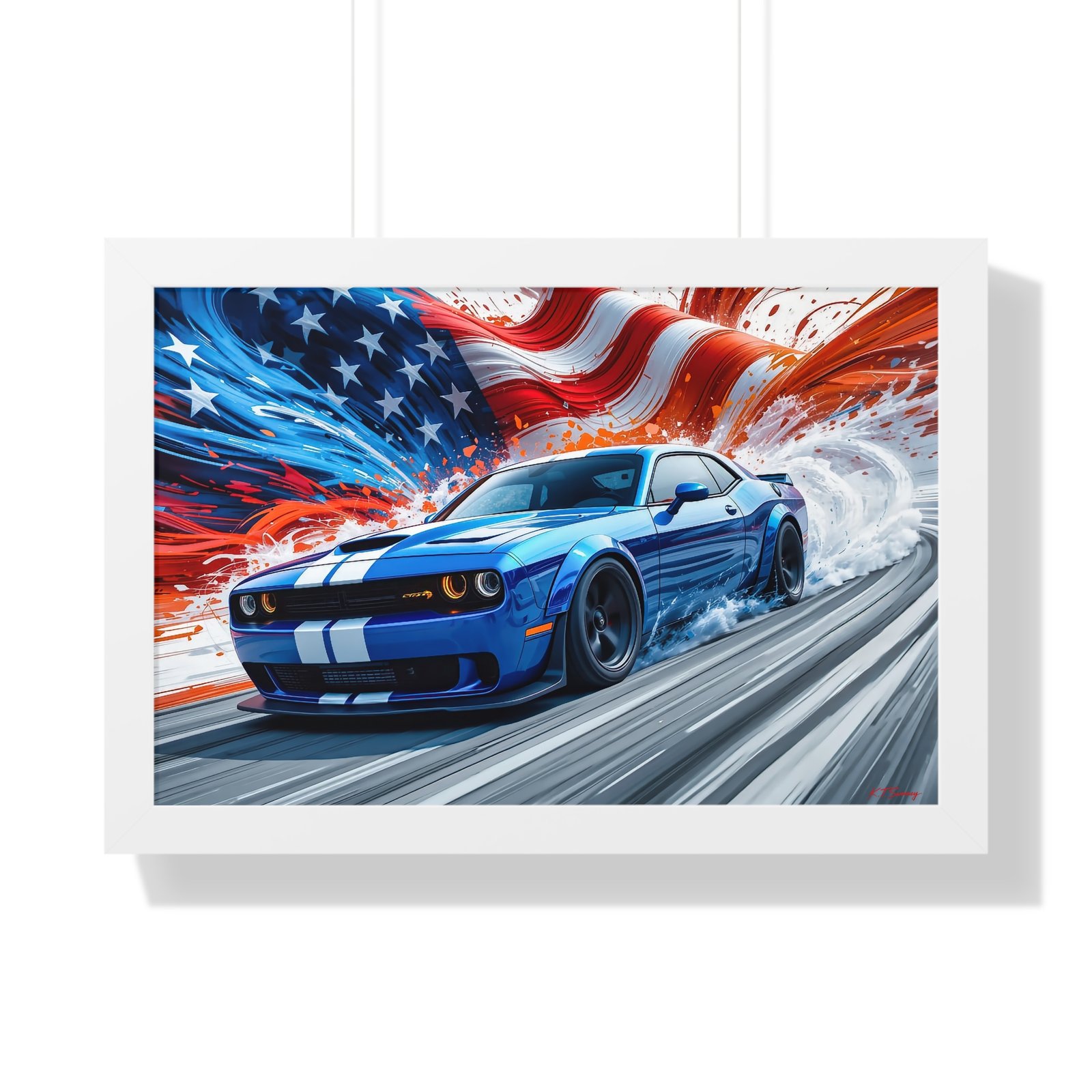 Limited Edition Dodge Hellcat Framed Art | Muscle Car Collector’s Artwork - Image 22
