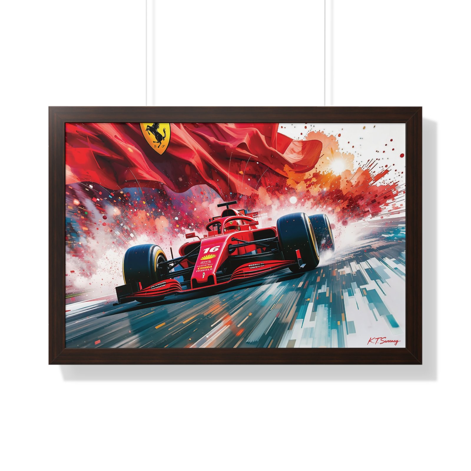 Exclusive Limited Edition Charles Leclerc Ferrari F1 Racing Car - Image 16