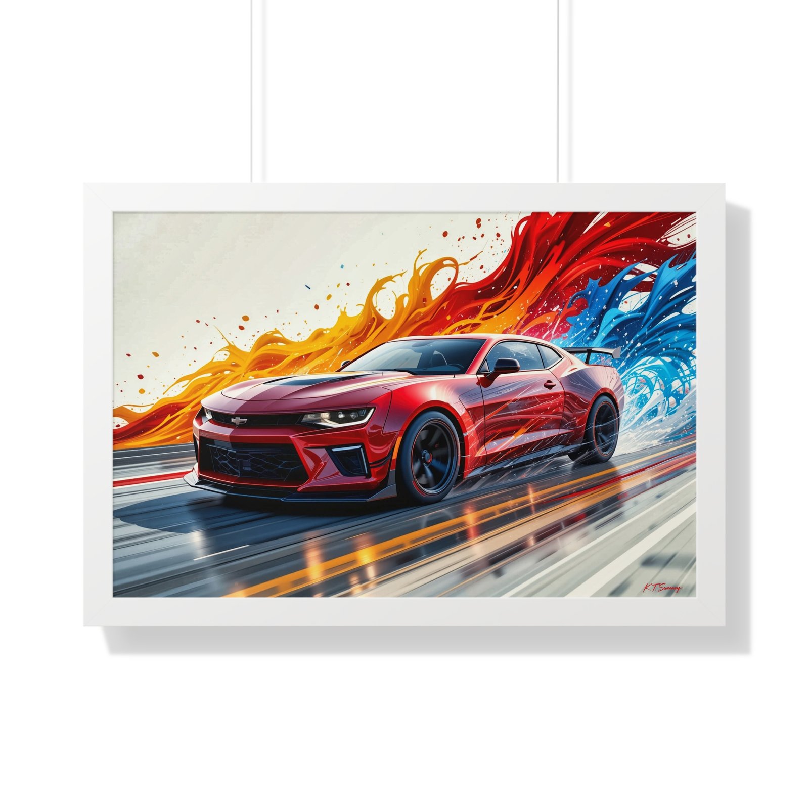 Camaro ZL1 Framed Wall Art Limited Edition | American Muscle - Image 25