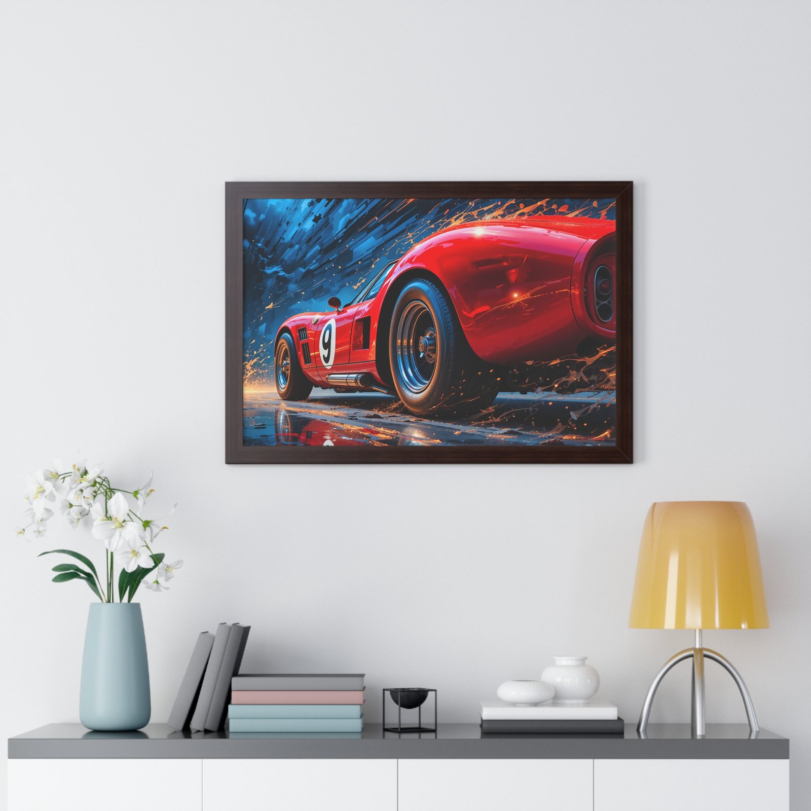 Exclusive Edition Vintage Red Maserati Inspired Wall Art Framed Print | Collector’s Motorsport Artwork - Image 17