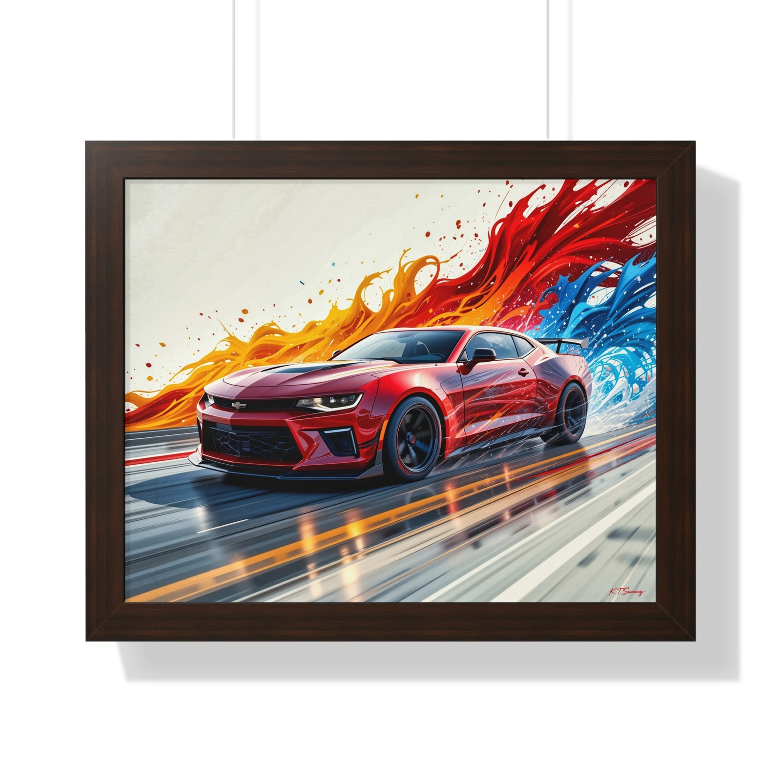 Camaro ZL1 Framed Wall Art Limited Edition | American Muscle - Image 10