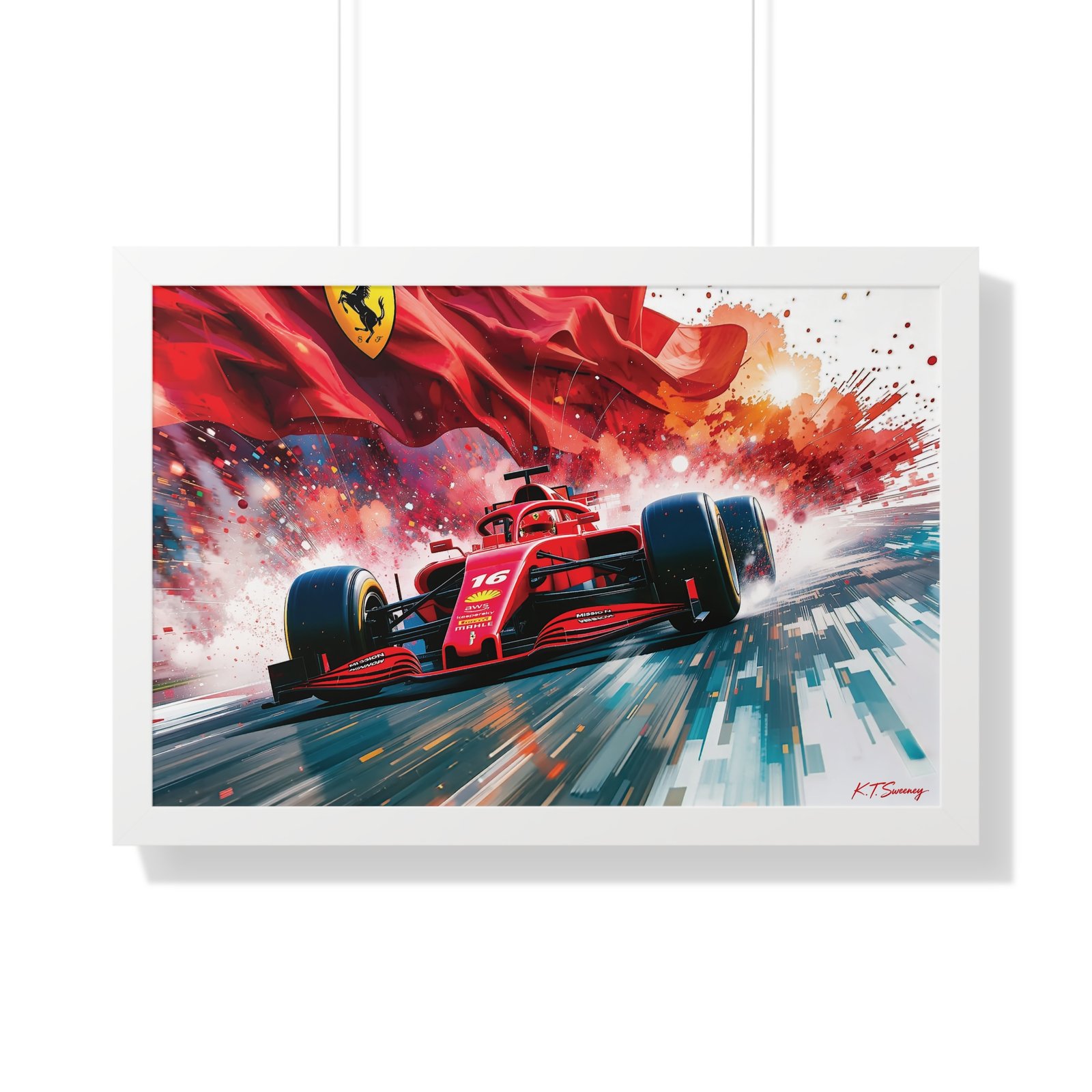 Exclusive Limited Edition Charles Leclerc Ferrari F1 Racing Car - Image 25