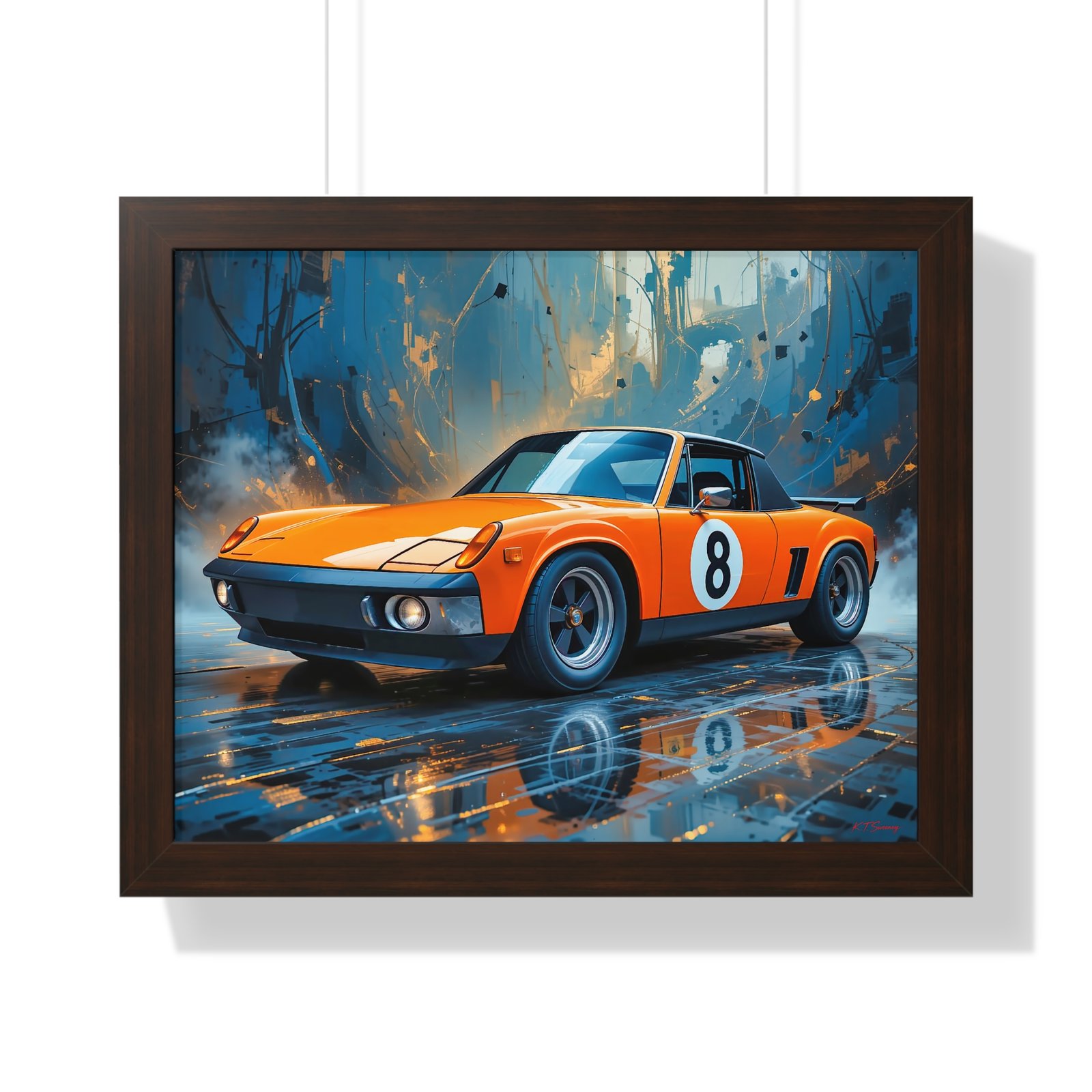 Porsche 914 Classic Racing Car | Studio Edition Collector’s Artwork - Image 10