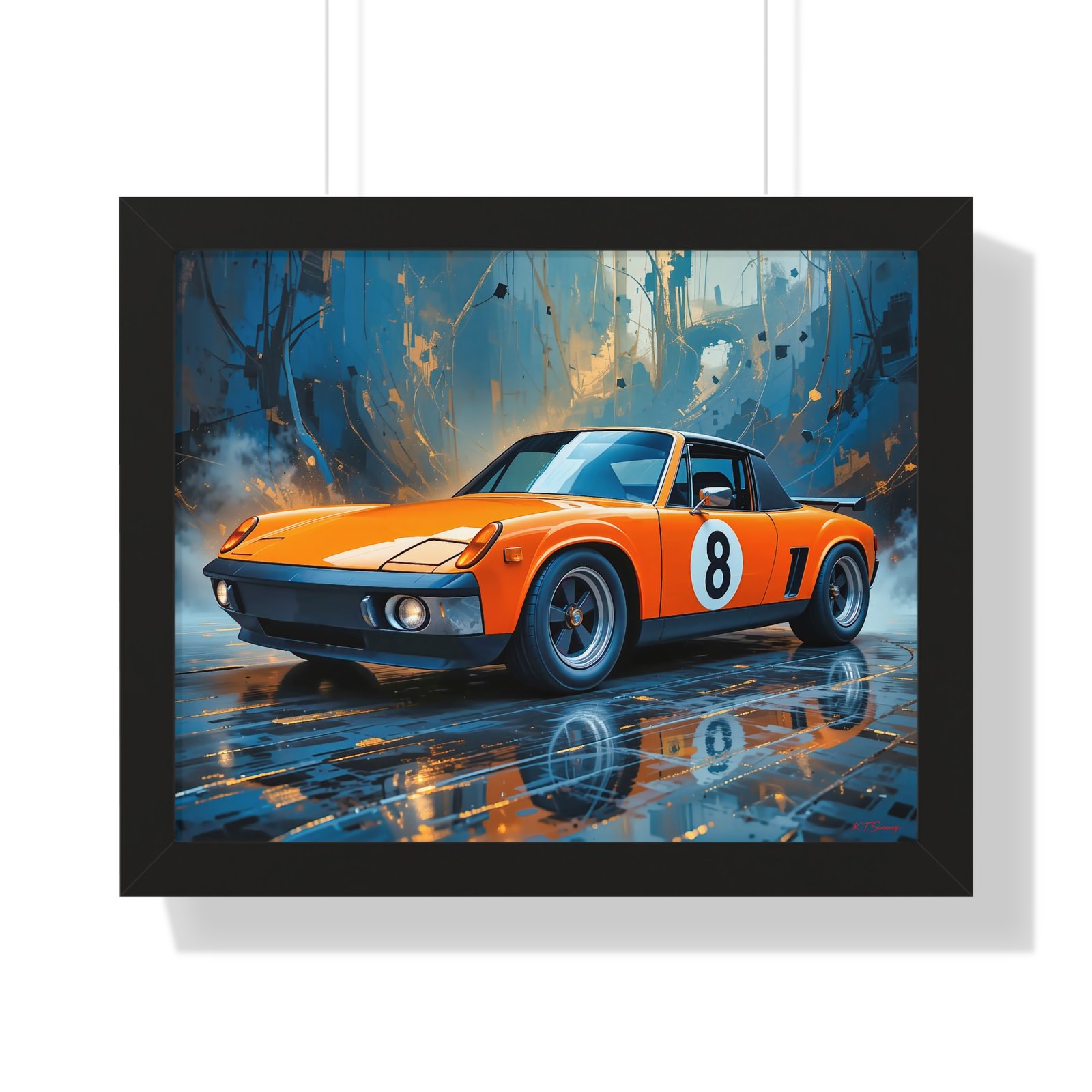 Porsche 914 Classic Racing Car | Studio Edition Collector’s Artwork