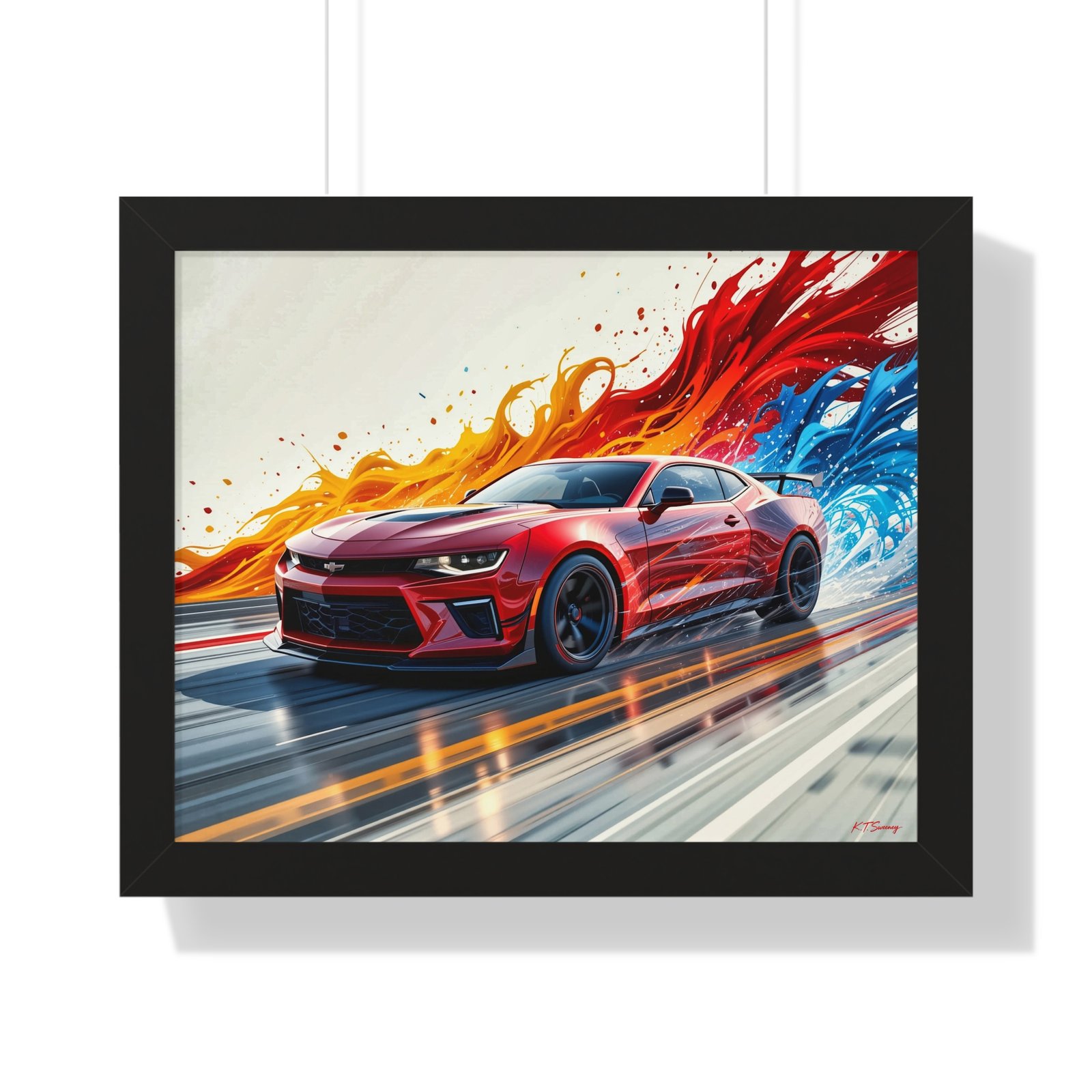 Camaro ZL1 Framed Wall Art Limited Edition | American Muscle