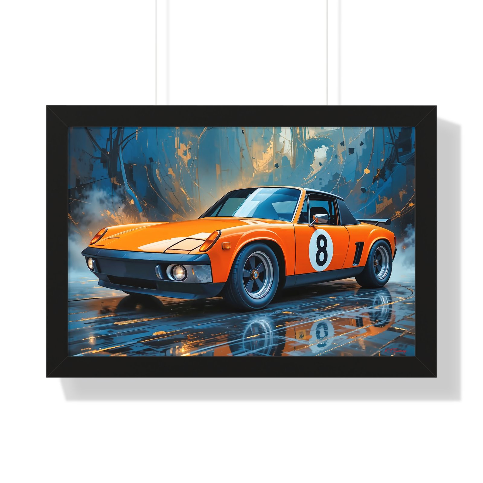 Porsche 914 Classic Racing Car | Studio Edition Collector’s Artwork - Image 4