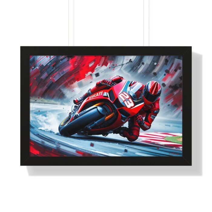 Limited Edition Enea Bastianini MotoGP Wall Art Framed Print | Collector’s Motorcycle Racing Artwork