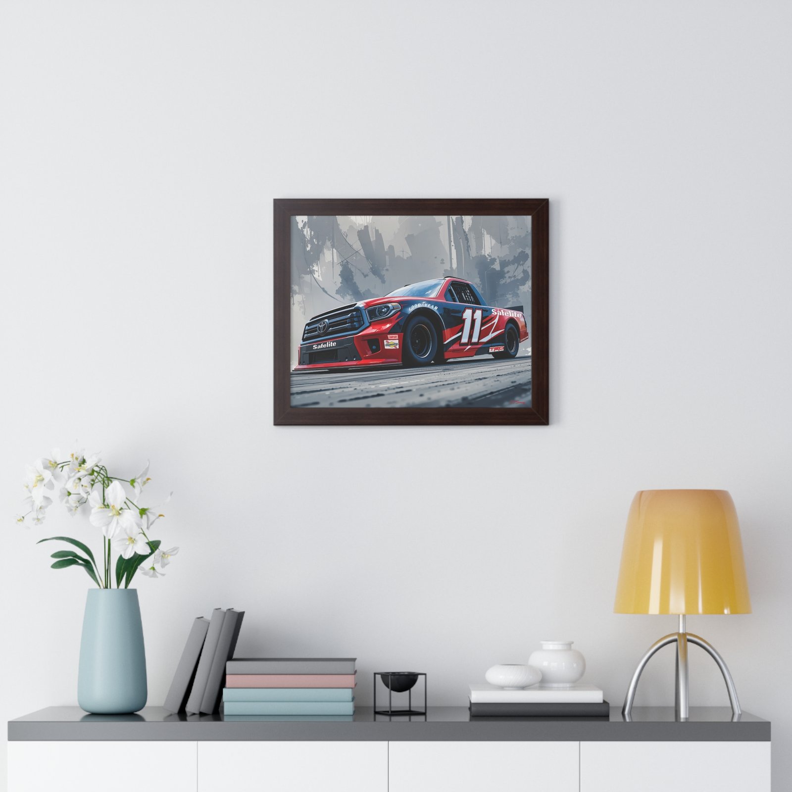 NASCAR Racing Truck Series Corey Heim Framed Art Print | Original Collector's Artwork - Image 23