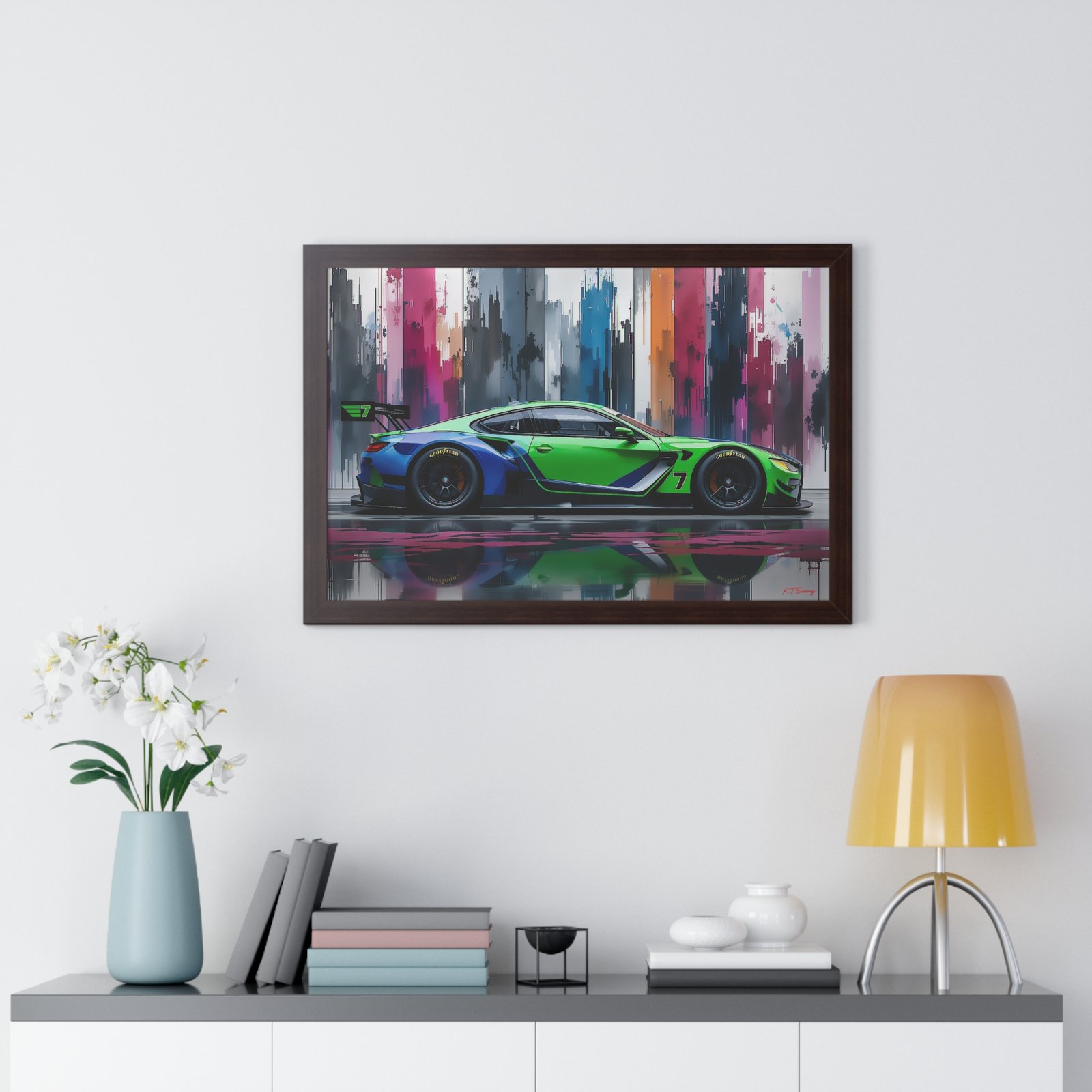 BMW M8 IMSA Inspired Wall Art Framed Print | Original Design Studio Edition Collector’s Motorsport Artwork - Image 17