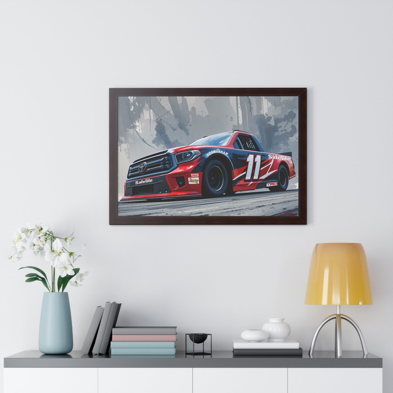 NASCAR Racing Truck Series Corey Heim Framed Art Print | Original Collector's Artwork - Image 29