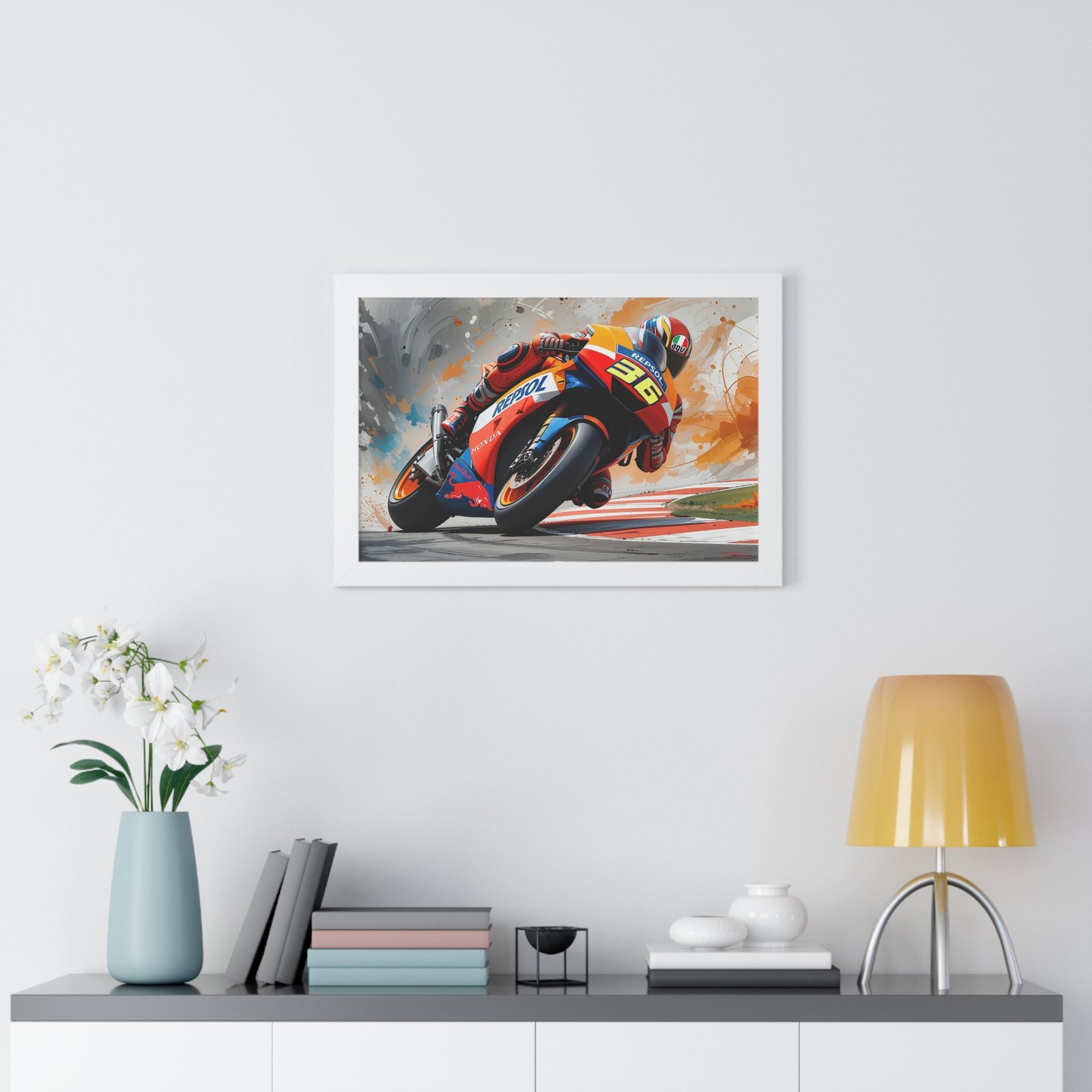 Limited Edition Joan Mir MotoGP Champion Wall Art Framed Print | 2020 MotoGP World Champion Collector’s Artwork - Image 14