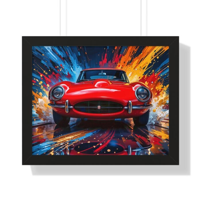 Exclusive Edition Classic Red Jaguar XKE Hardtop | Collector’s Jaguar Artwork