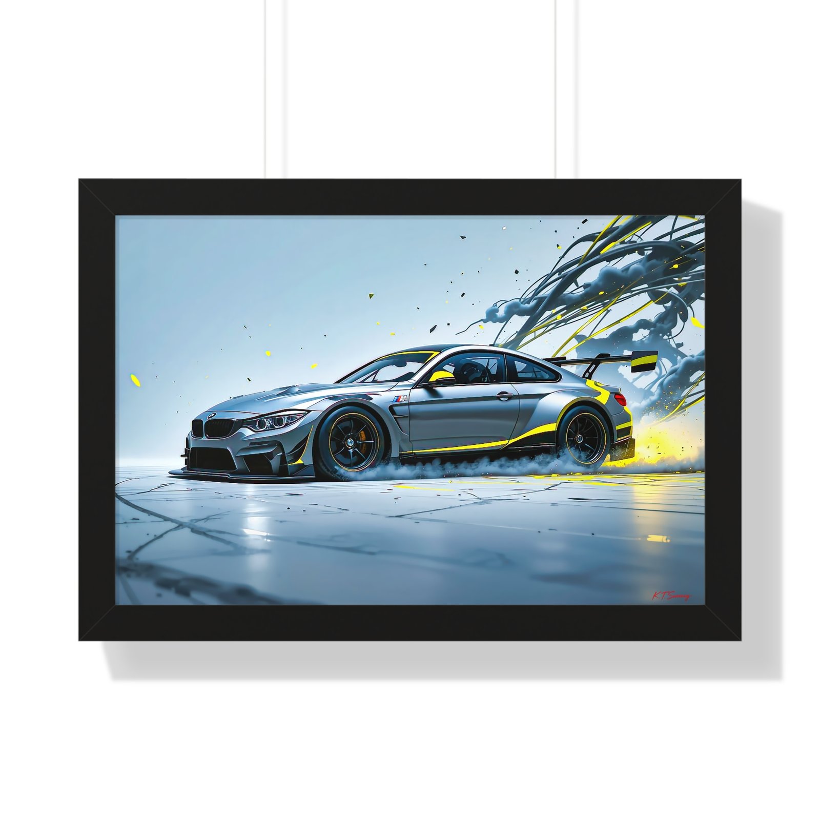 BMW M IMSA Racing Car Wall Art Framed Print | Studio Edition Collector’s Motorsport Artwork - Image 4