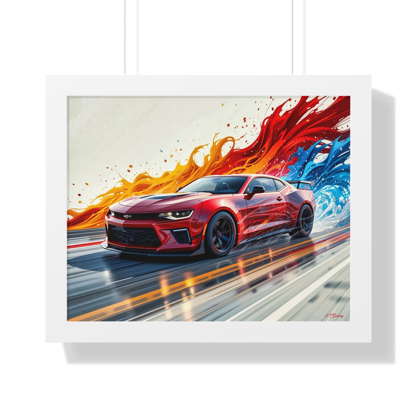 Camaro ZL1 Framed Wall Art Limited Edition | American Muscle - Image 19