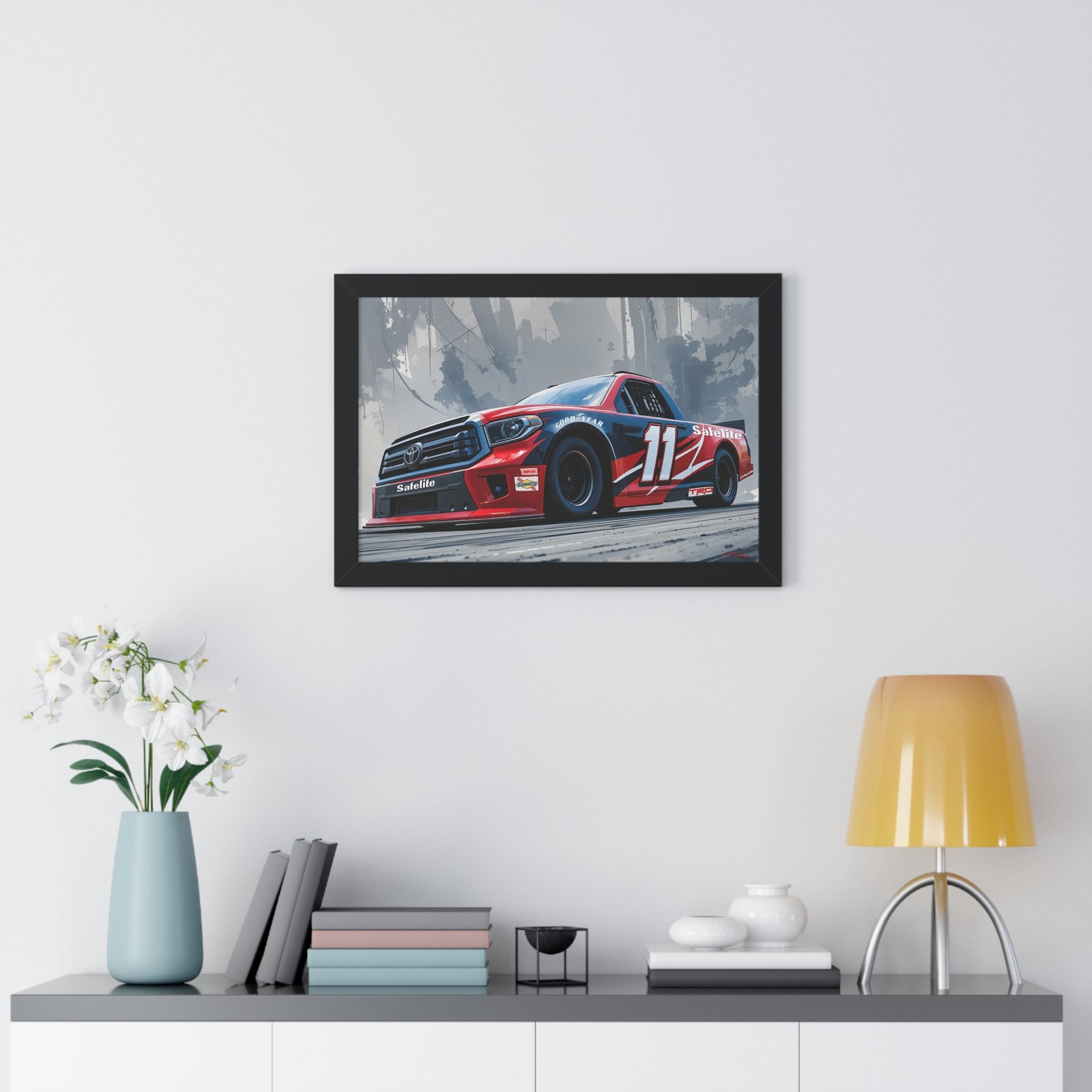 NASCAR Racing Truck Series Corey Heim Framed Art Print | Original Collector's Artwork - Image 11