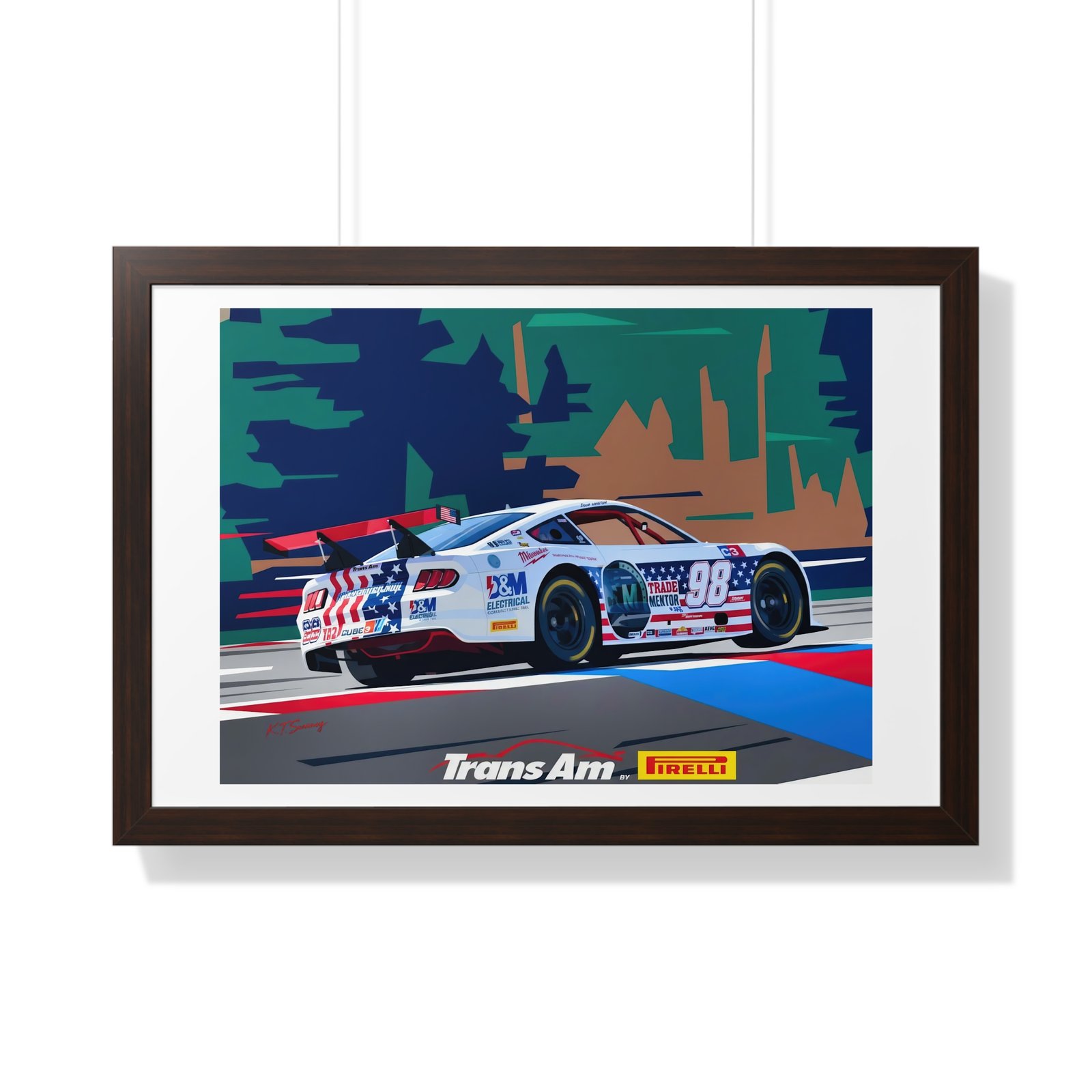 Doug Winston 2026 Trans Am Racing Car – Limited One-Off Collector’s Edition Print | Benefits TradeMentor.org - Image 10