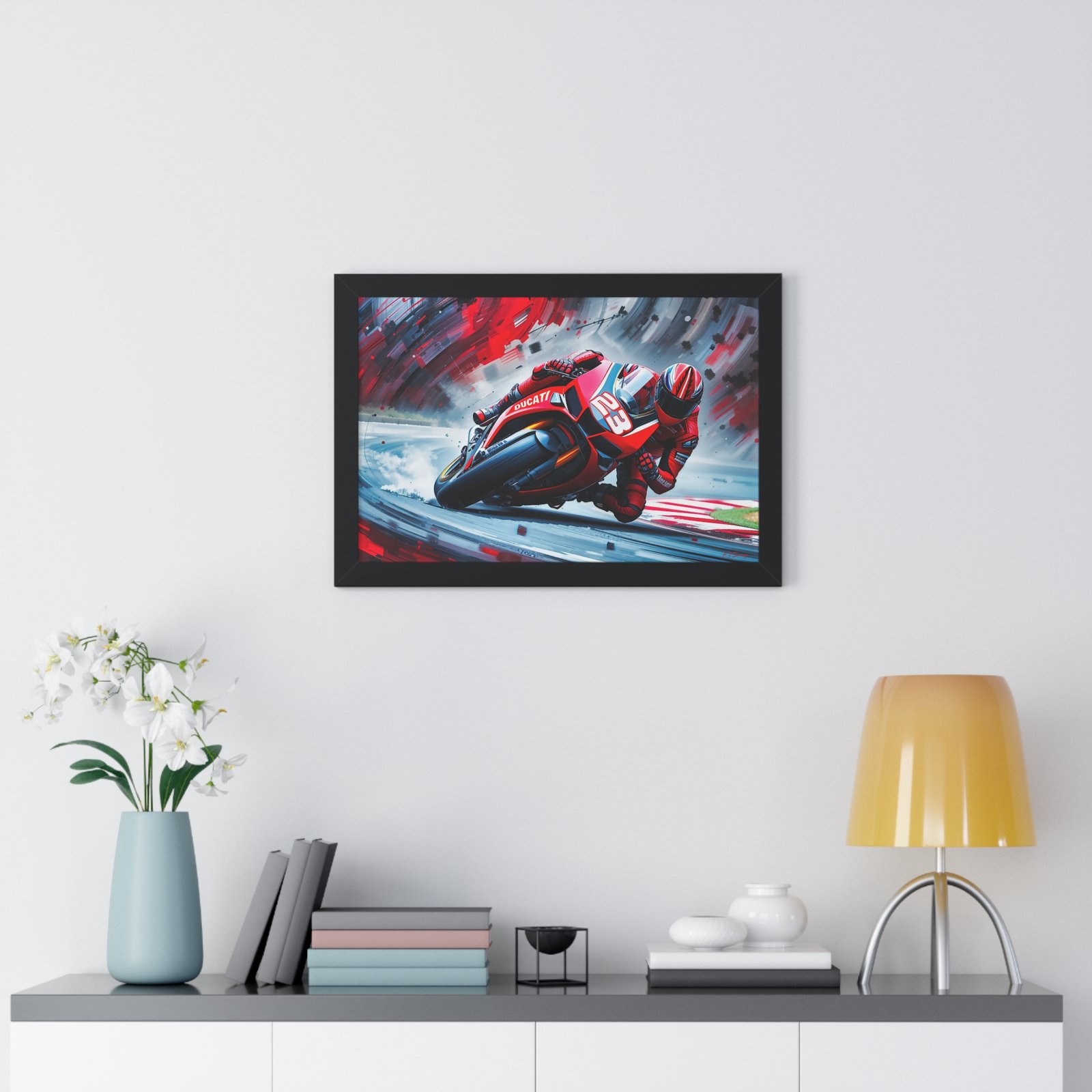 Limited Edition Enea Bastianini MotoGP Wall Art Framed Print | Collector’s Motorcycle Racing Artwork - Image 2