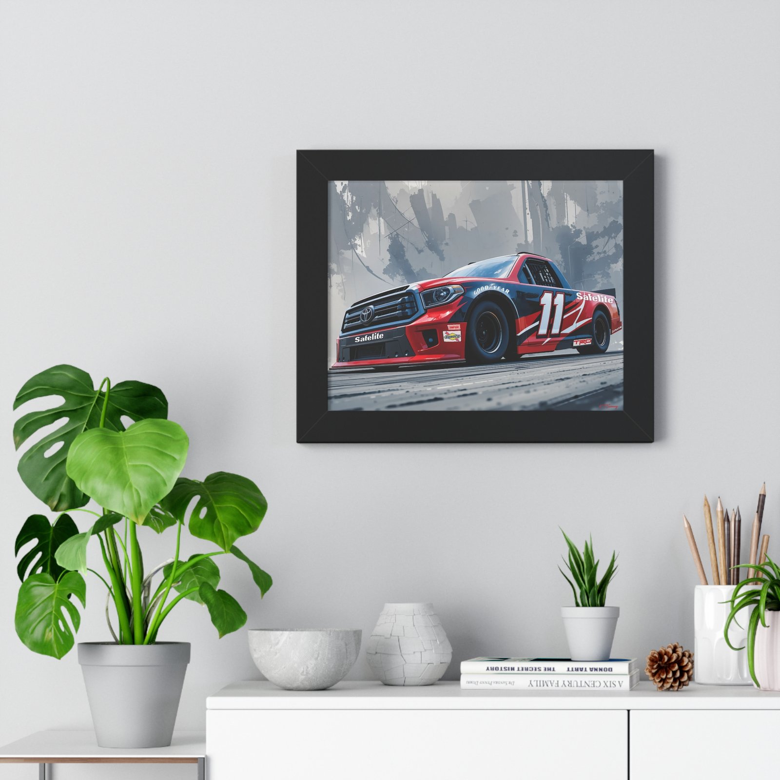 NASCAR Racing Truck Series Corey Heim Framed Art Print | Original Collector's Artwork - Image 2