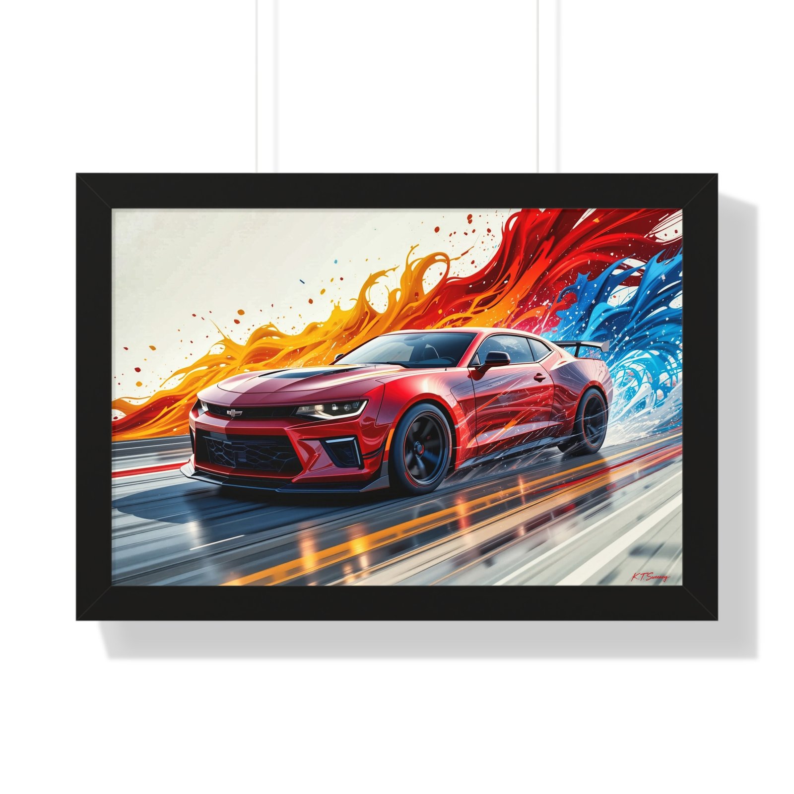 Camaro ZL1 Framed Wall Art Limited Edition | American Muscle - Image 4