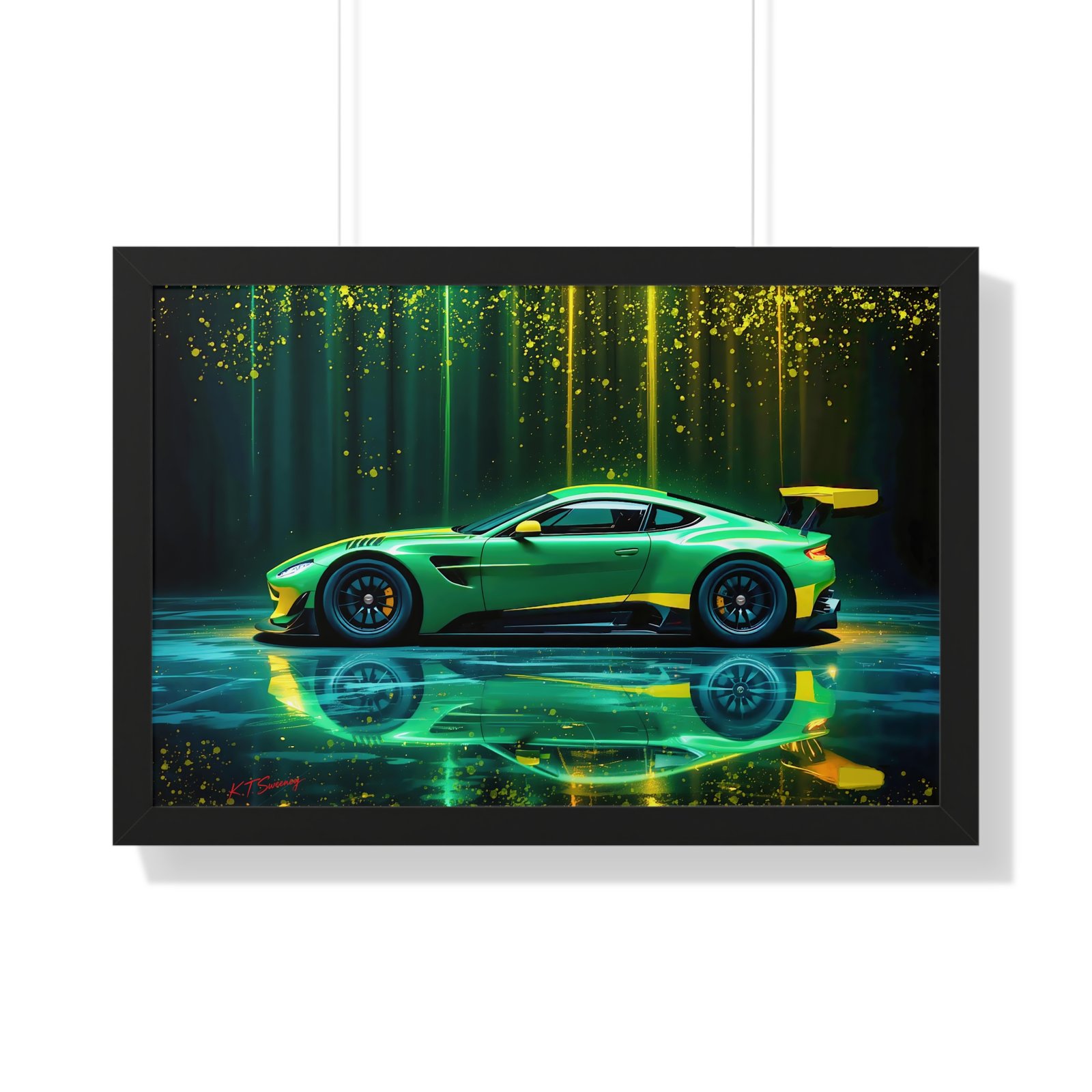 Limited Edition Aston Martin IMSA GTD Racing Car Wall Art Framed Print | Collector’s Aston Martin Motorsport Artwork - Image 7