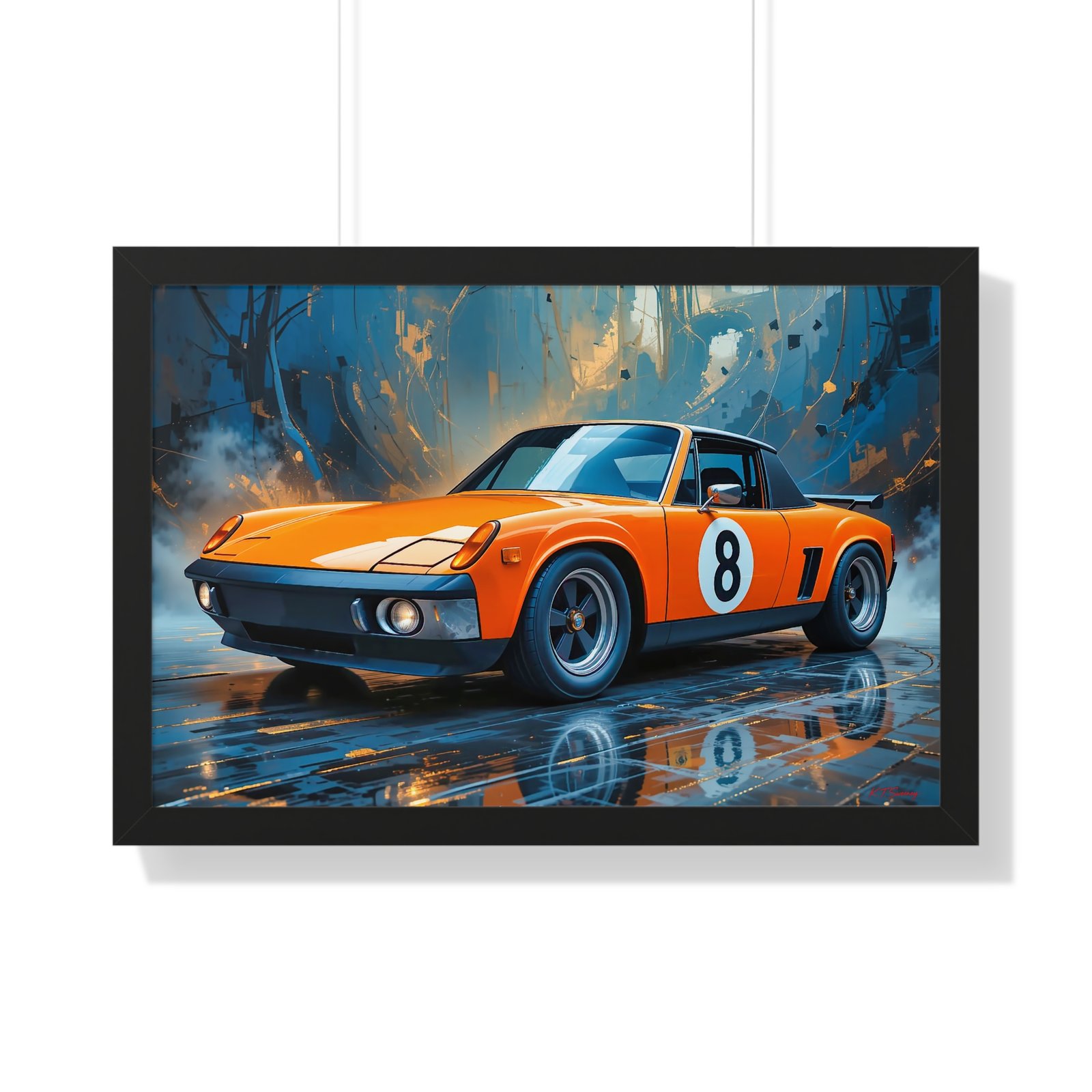 Porsche 914 Classic Racing Car | Studio Edition Collector’s Artwork - Image 7