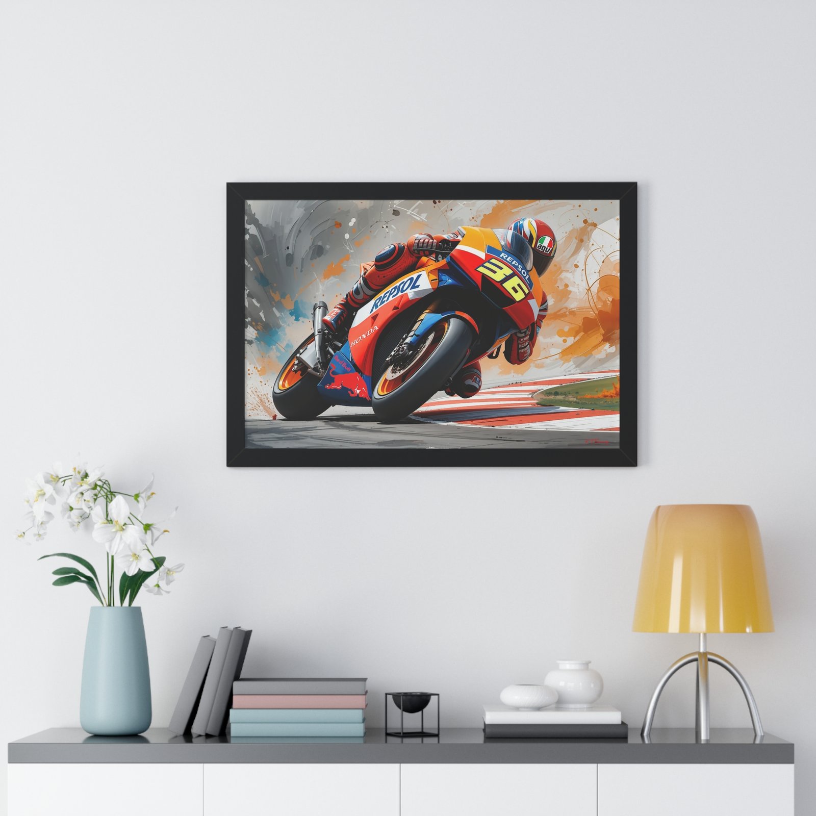 Limited Edition Joan Mir MotoGP Champion Wall Art Framed Print | 2020 MotoGP World Champion Collector’s Artwork - Image 5