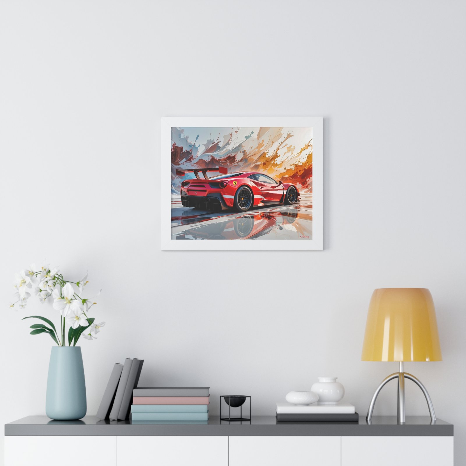 Limited Edition Ferrari IMSA GTD Inspired Racing Car Wall Art Framed Print | Collector’s Ferrari Motorsport Artwork - Image 20