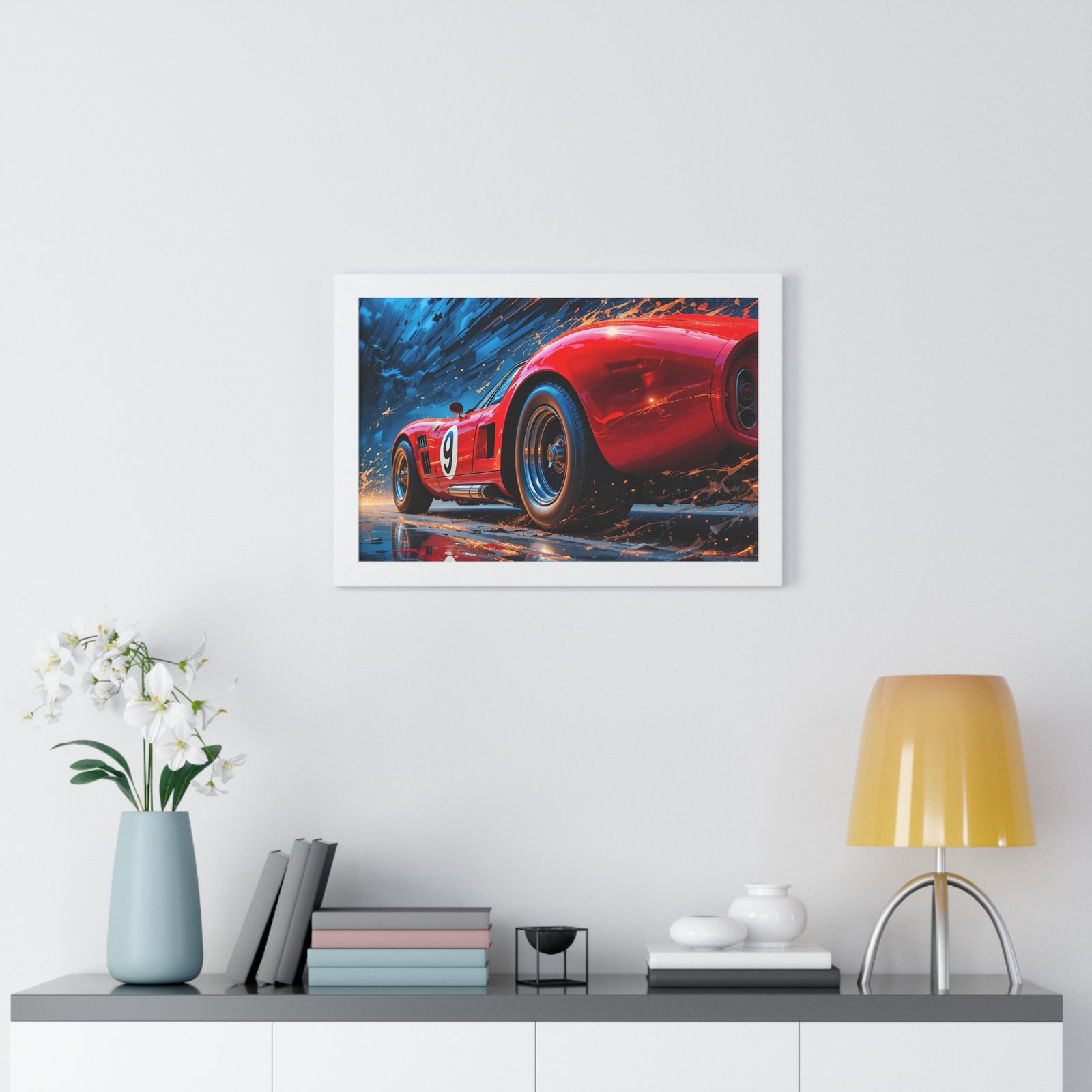 Exclusive Edition Vintage Red Maserati Inspired Wall Art Framed Print | Collector’s Motorsport Artwork - Image 23