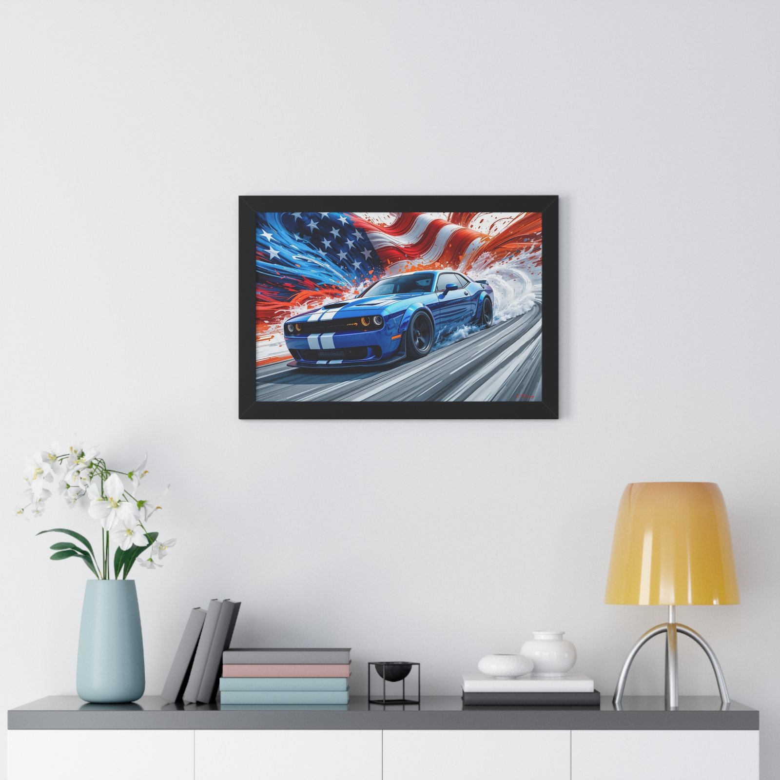Limited Edition Dodge Hellcat Framed Art | Muscle Car Collector’s Artwork - Image 5