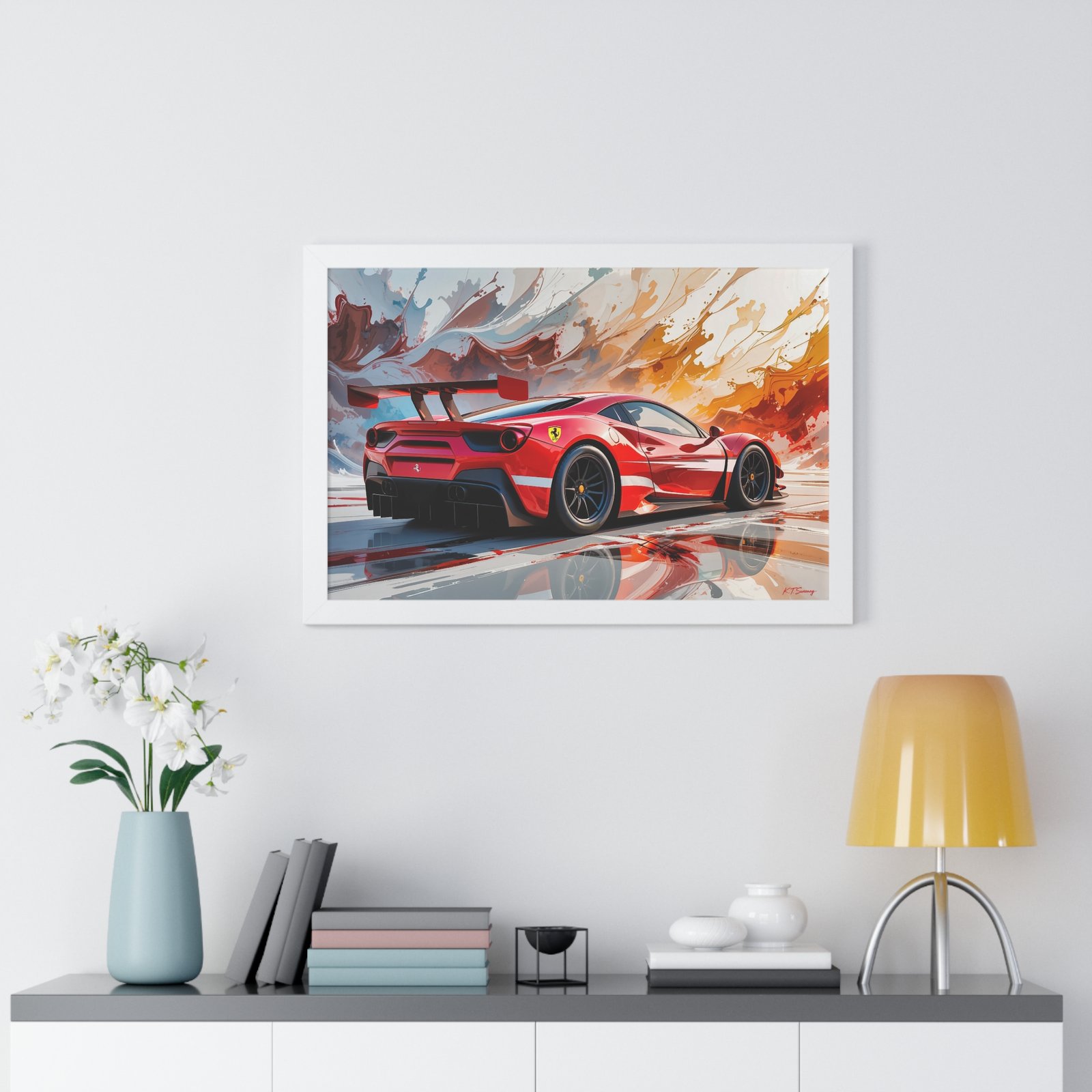 Limited Edition Ferrari IMSA GTD Inspired Racing Car Wall Art Framed Print | Collector’s Ferrari Motorsport Artwork - Image 26