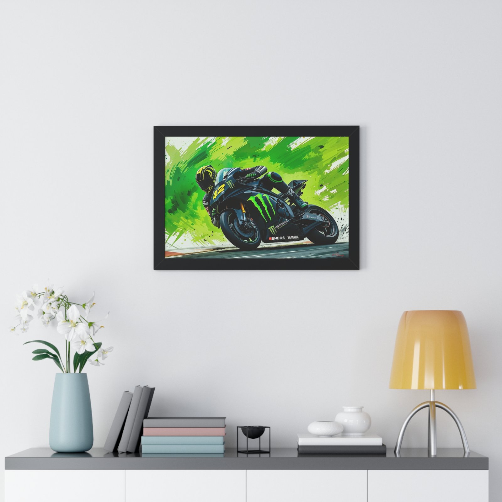 Limited Edition Alex Rins MotoGP Wall Art Framed Print | Collector’s Racing Artwork - Image 5
