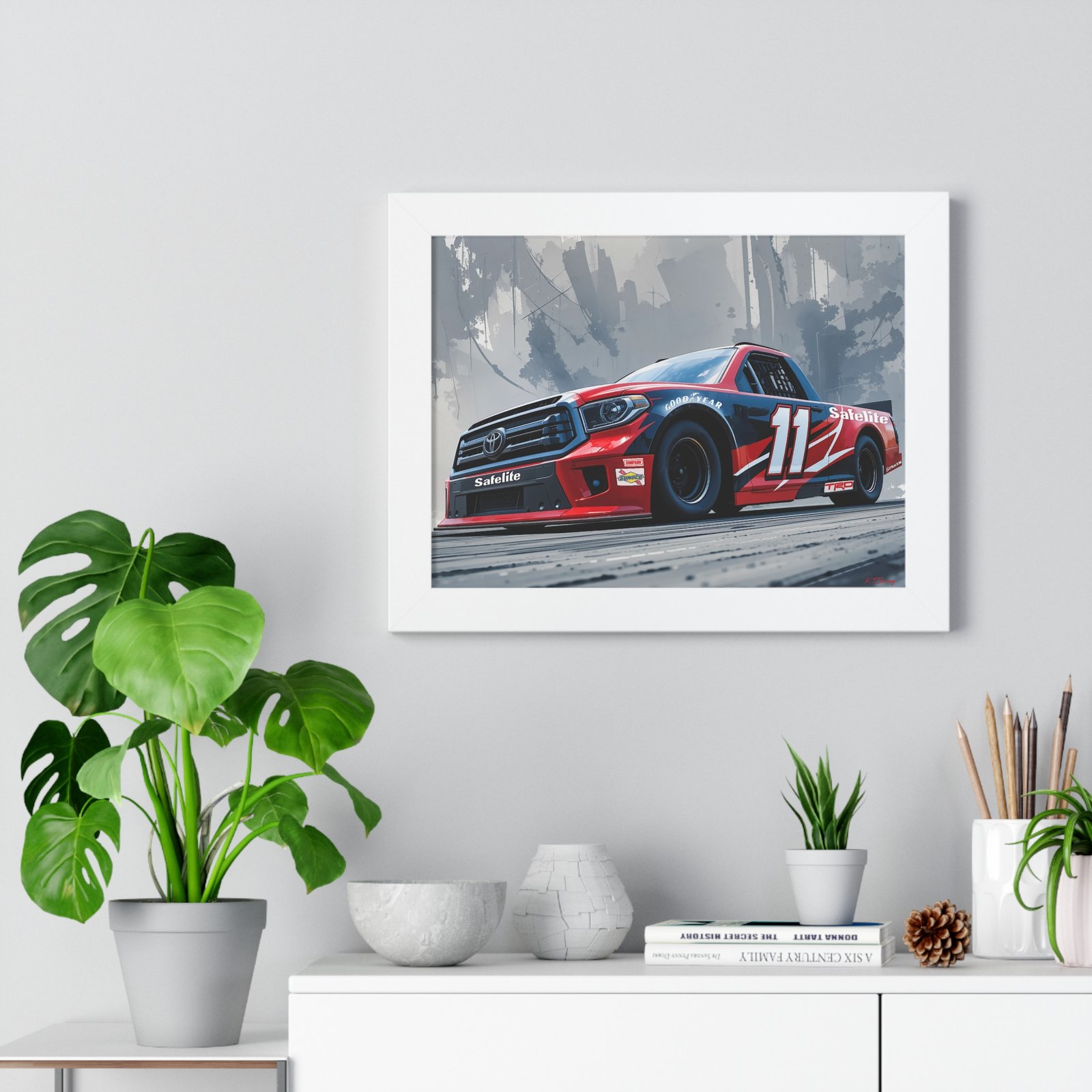 NASCAR Racing Truck Series Corey Heim Framed Art Print | Original Collector's Artwork - Image 35