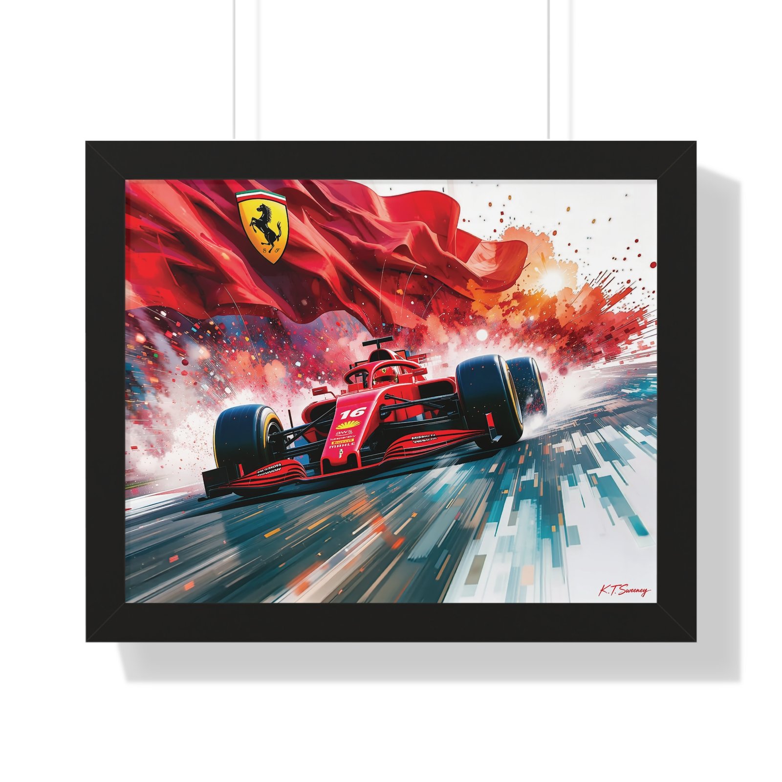 Exclusive Limited Edition Charles Leclerc Ferrari F1 Racing Car
