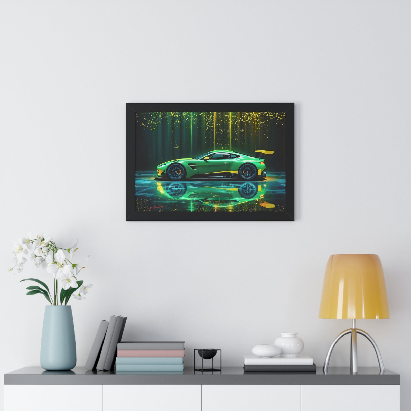 Limited Edition Aston Martin IMSA GTD Racing Car Wall Art Framed Print | Collector’s Aston Martin Motorsport Artwork - Image 5