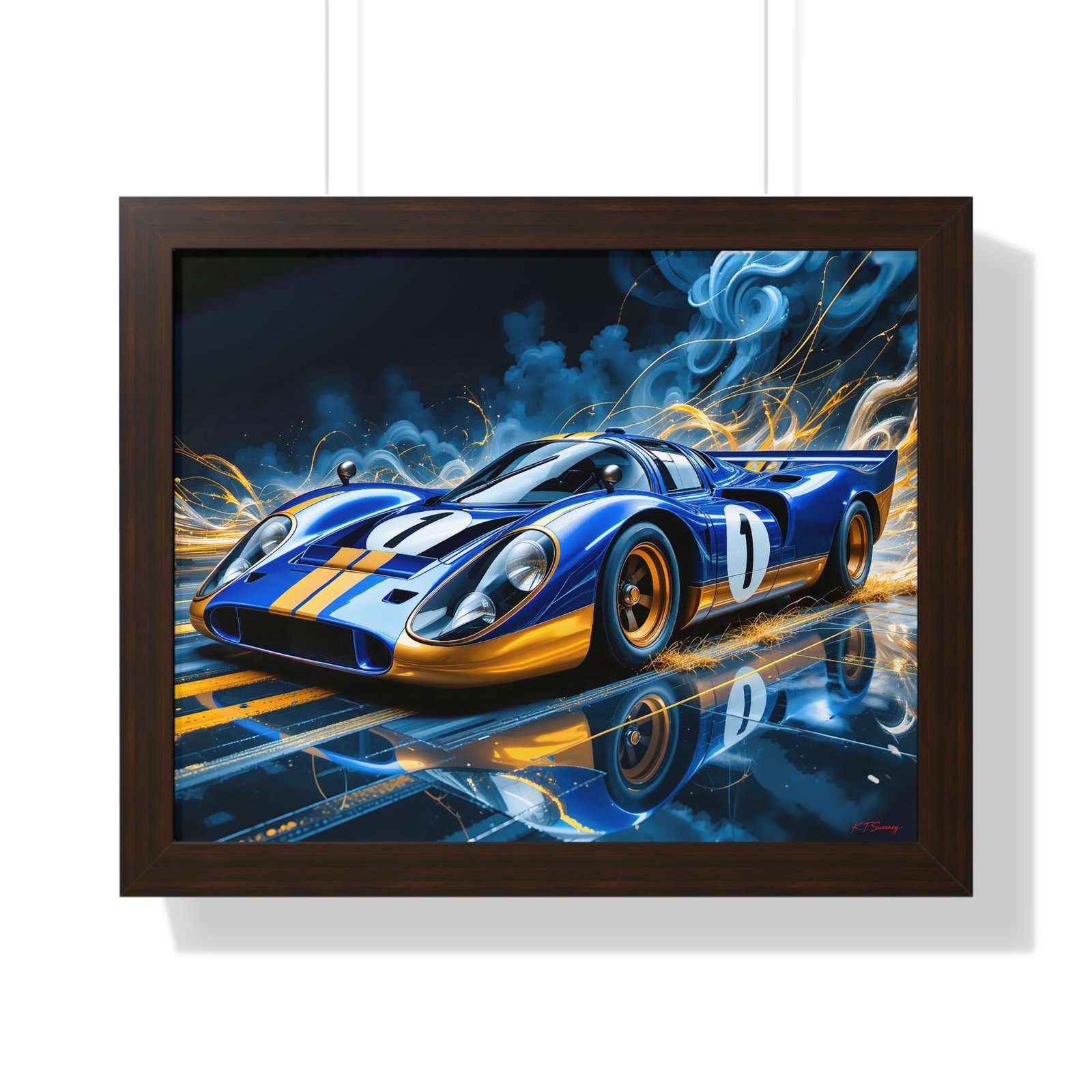 Limited Edition Porsche Le Mans Racing Car | Original Collector's Artwork - Image 10