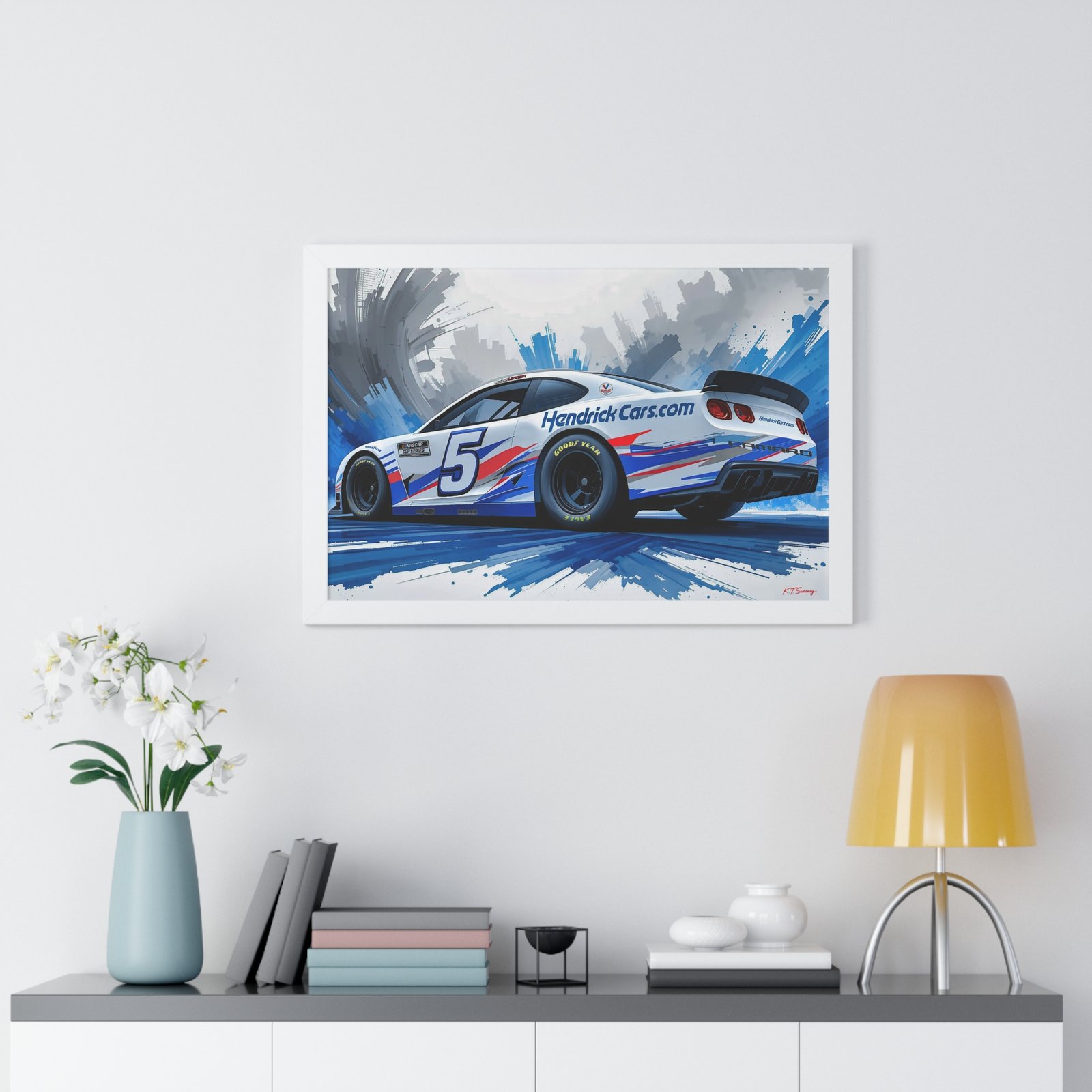 Kyle Larson NASCAR #5 Original Style Design | Studio Edition Collector’s Racing Artwork - Image 26