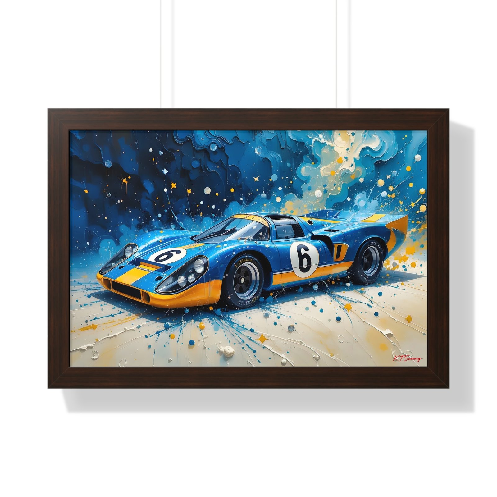 Limited Edition Porsche Le Mans Racing Car Wall Art Framed Print | Collector’s Motorsport Artwork - Image 13