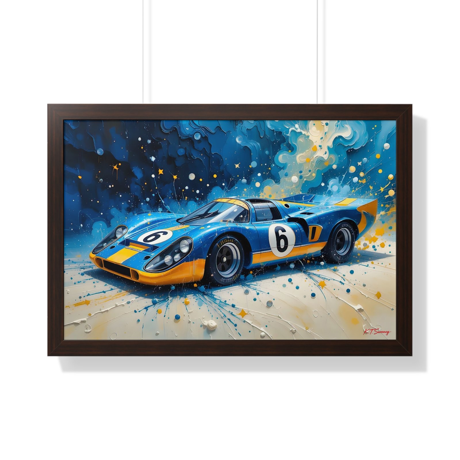 Limited Edition Porsche Le Mans Racing Car Wall Art Framed Print | Collector’s Motorsport Artwork - Image 16