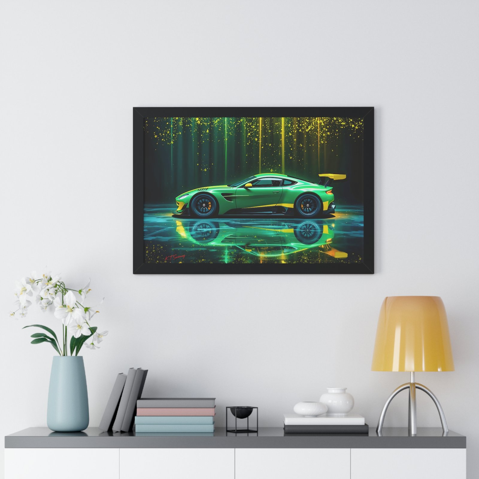 Limited Edition Aston Martin IMSA GTD Racing Car Wall Art Framed Print | Collector’s Aston Martin Motorsport Artwork - Image 8