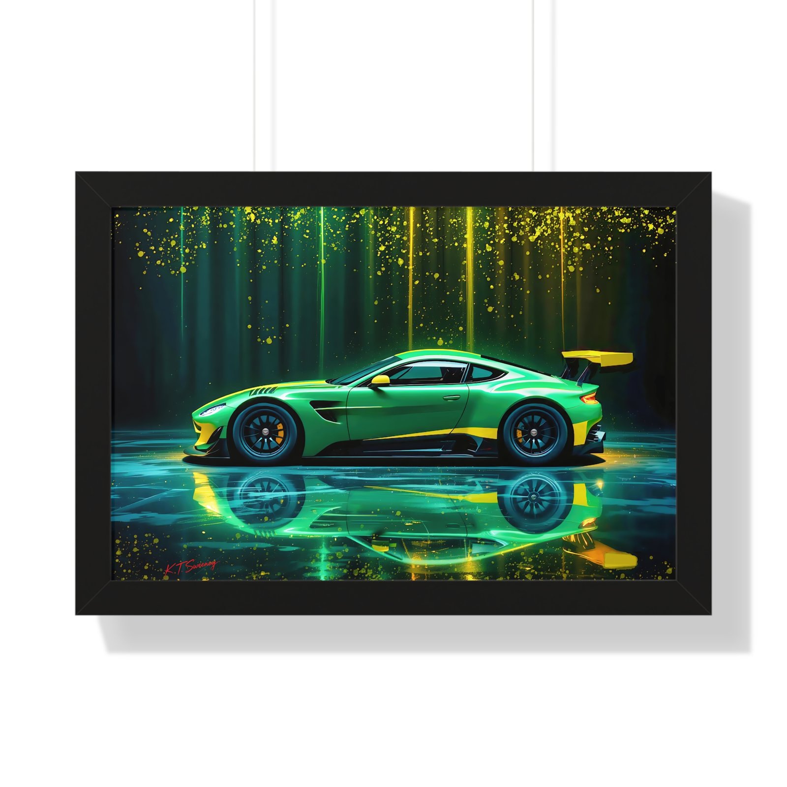 Limited Edition Aston Martin IMSA GTD Racing Car Wall Art Framed Print | Collector’s Aston Martin Motorsport Artwork - Image 4