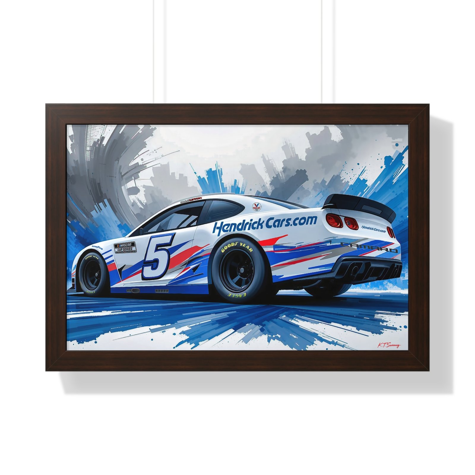 Kyle Larson NASCAR #5 Original Style Design | Studio Edition Collector’s Racing Artwork - Image 13