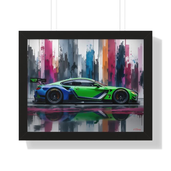 BMW M8 IMSA Inspired Wall Art Framed Print | Original Design Studio Edition Collector’s Motorsport Artwork